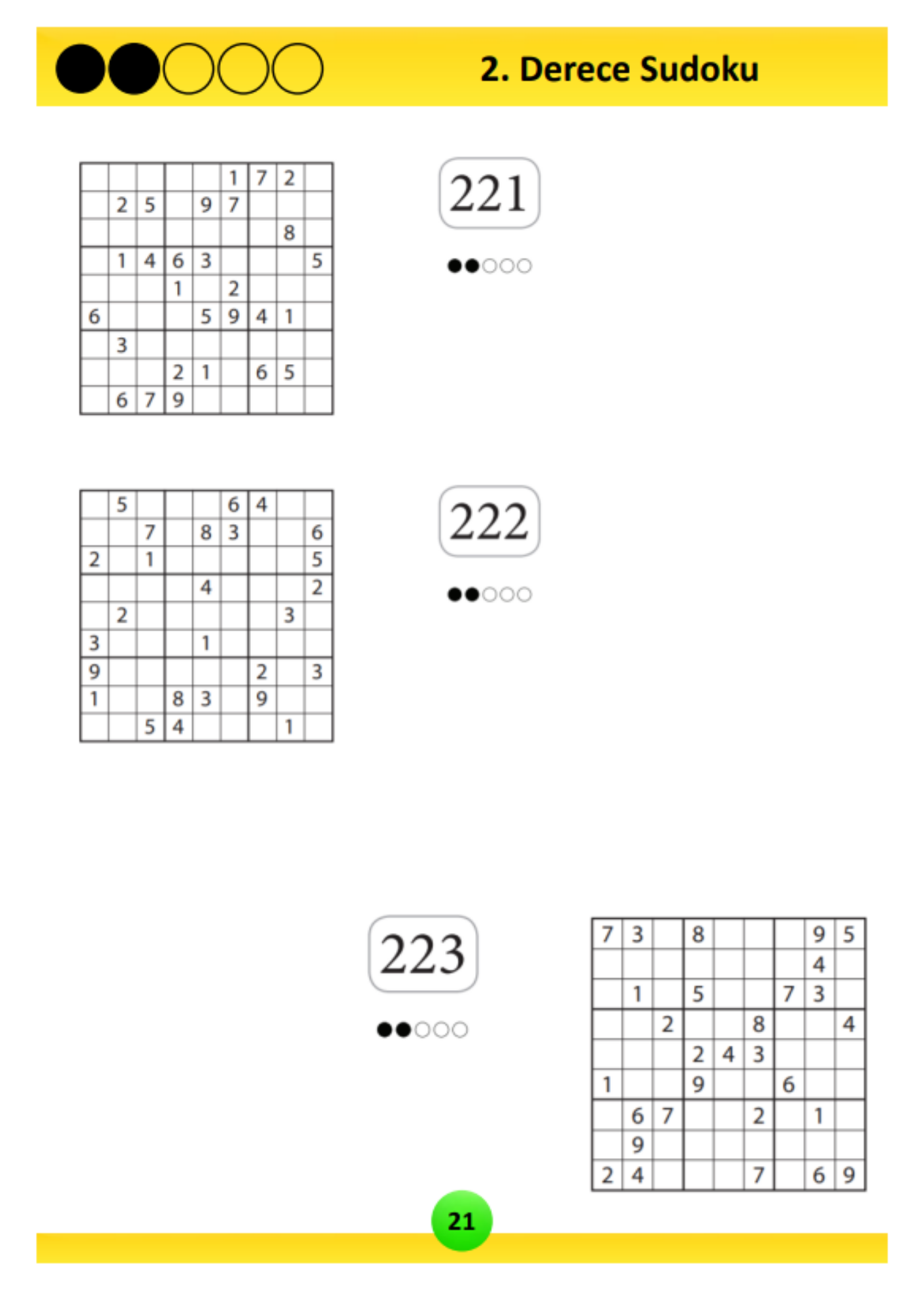 Dereceli Sudoku Kitap Seti (5 Kitap)