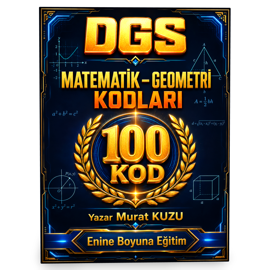 DGS Matematik – Geometri Kodları | 100 Kod