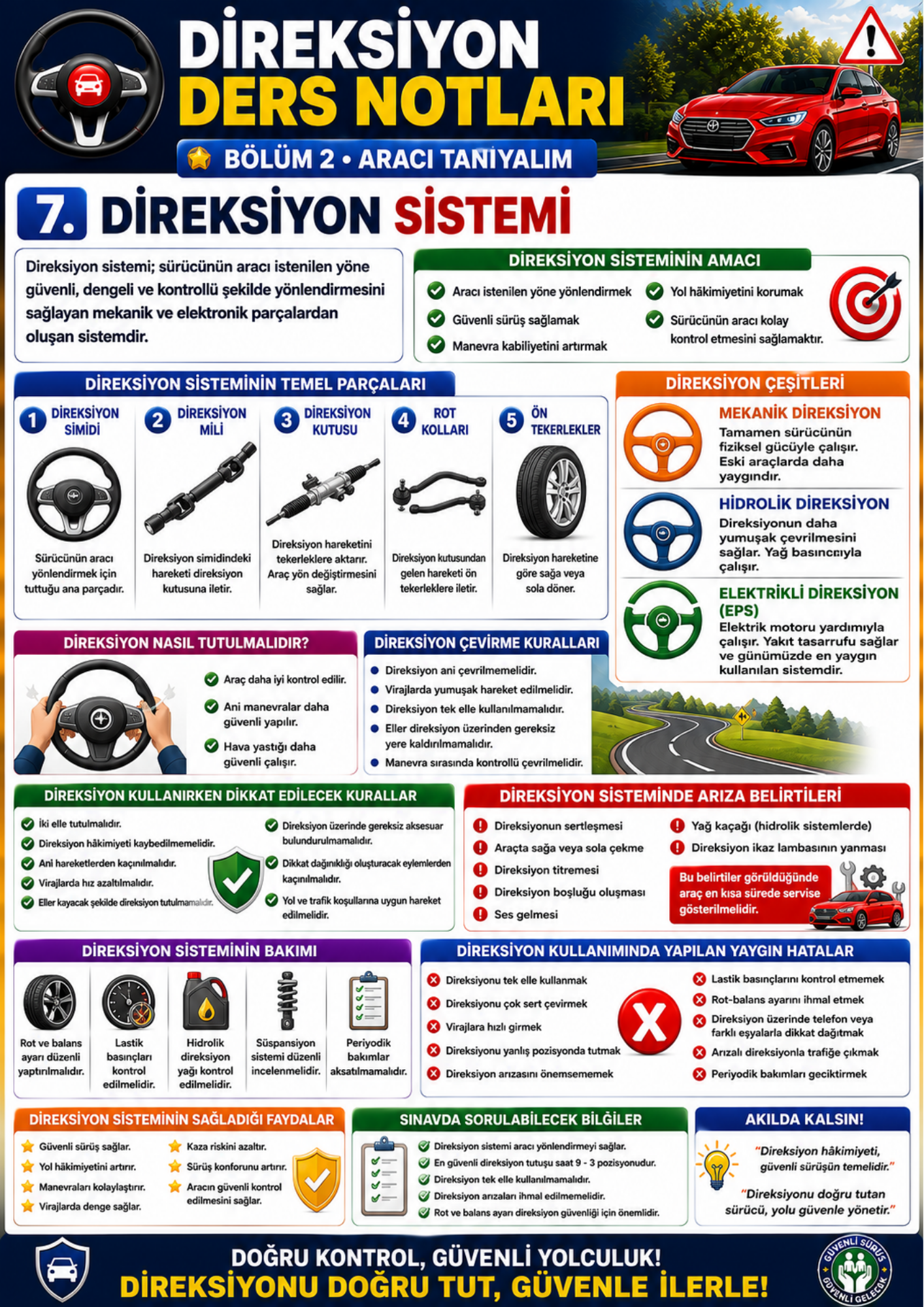 Direksiyon Sınav Hazırlık Kitabı (325 Sayfa)