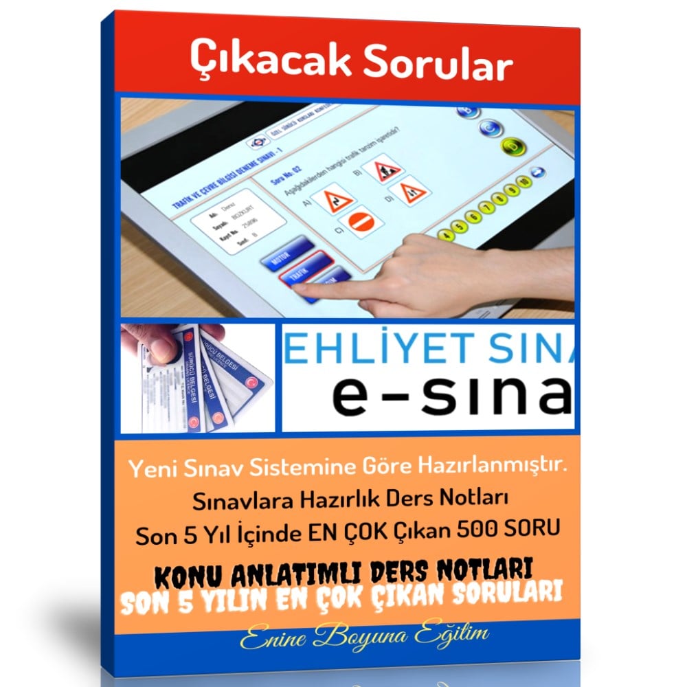 Ehliyet Hazırlık Seti (Ehliyet Kitabı ve 500 Soruluk Deneme)
