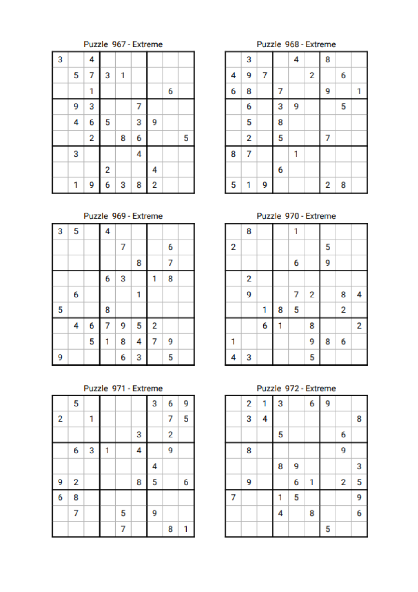 Ekstrem Sudoku Kitabı (Spiralli Kitap 750 Sudoku)