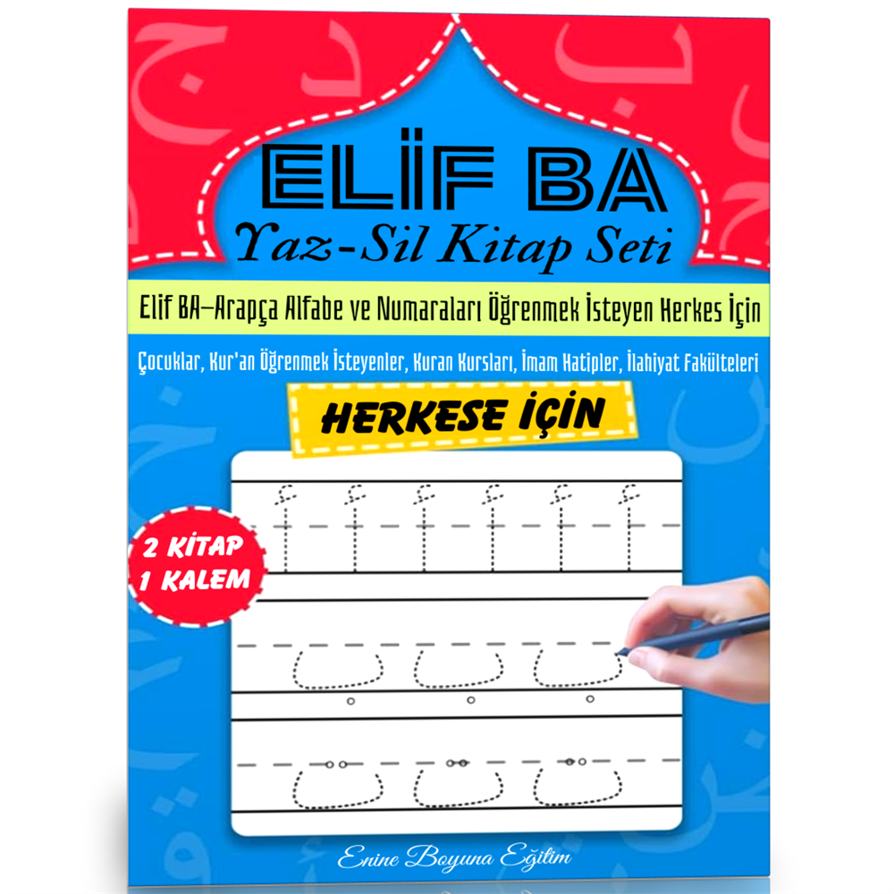 Elif-BA Yaz Sil Kitap Seti (2 Kitap)