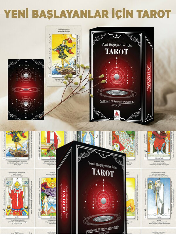 Enine Boyuna TAROT Eğitim Seti (Başlangıçtan İleri Seviyeye – KARTLAR Dahil)