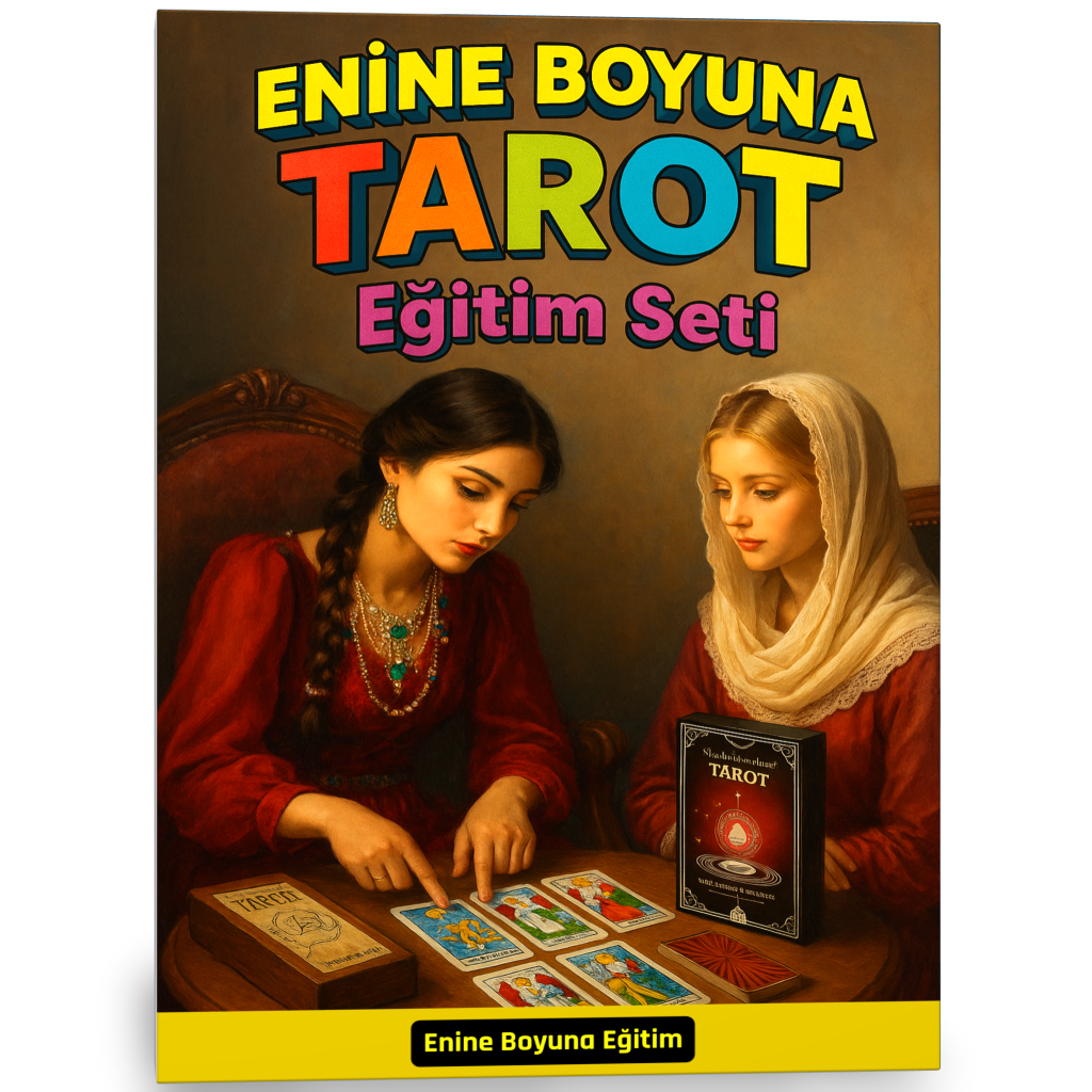 Enine Boyuna TAROT Eğitim Seti (Başlangıçtan İleri Seviyeye – KARTLAR Dahil)