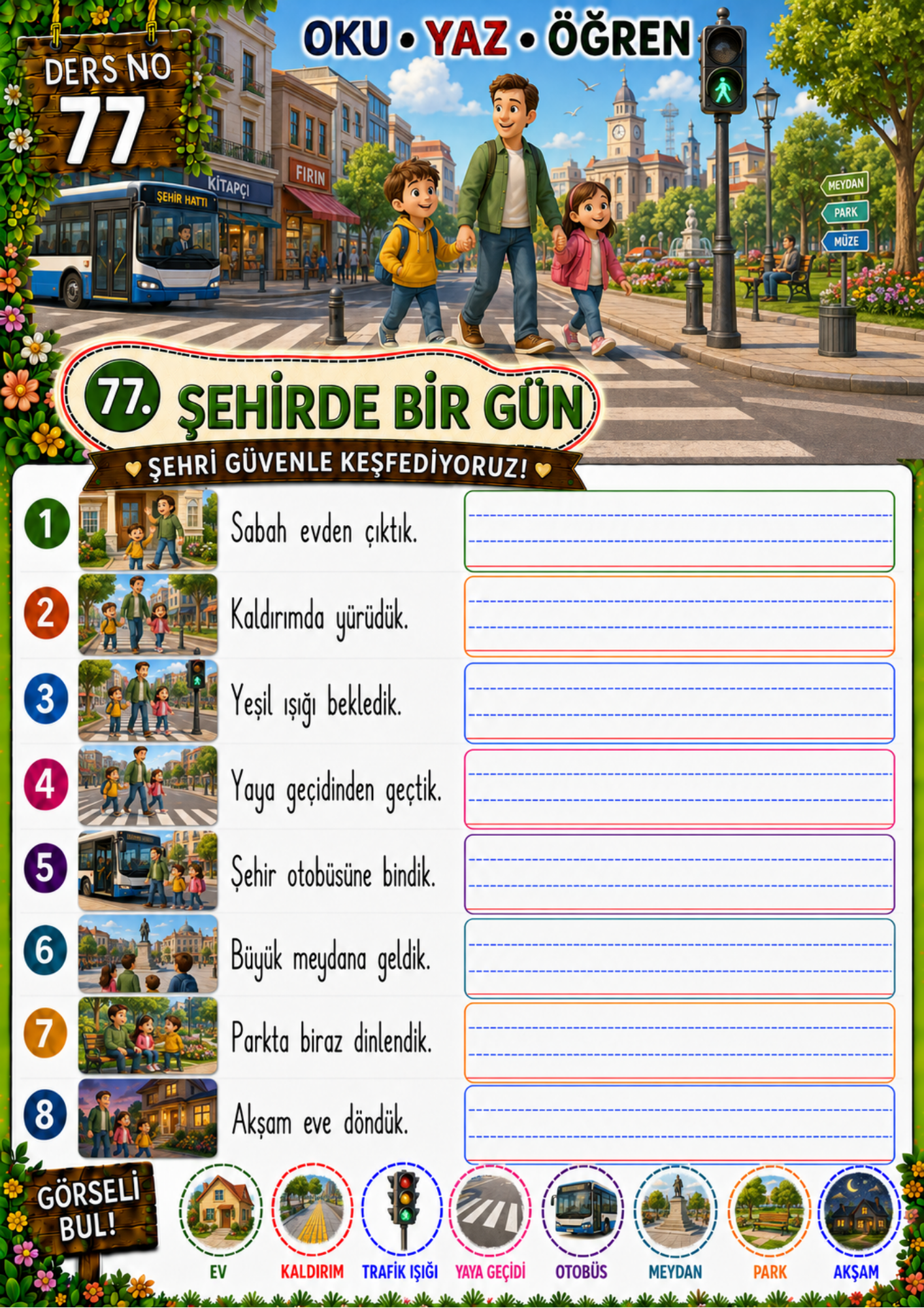 FİŞLERLE OKUMA YAZMA – 100 DERS