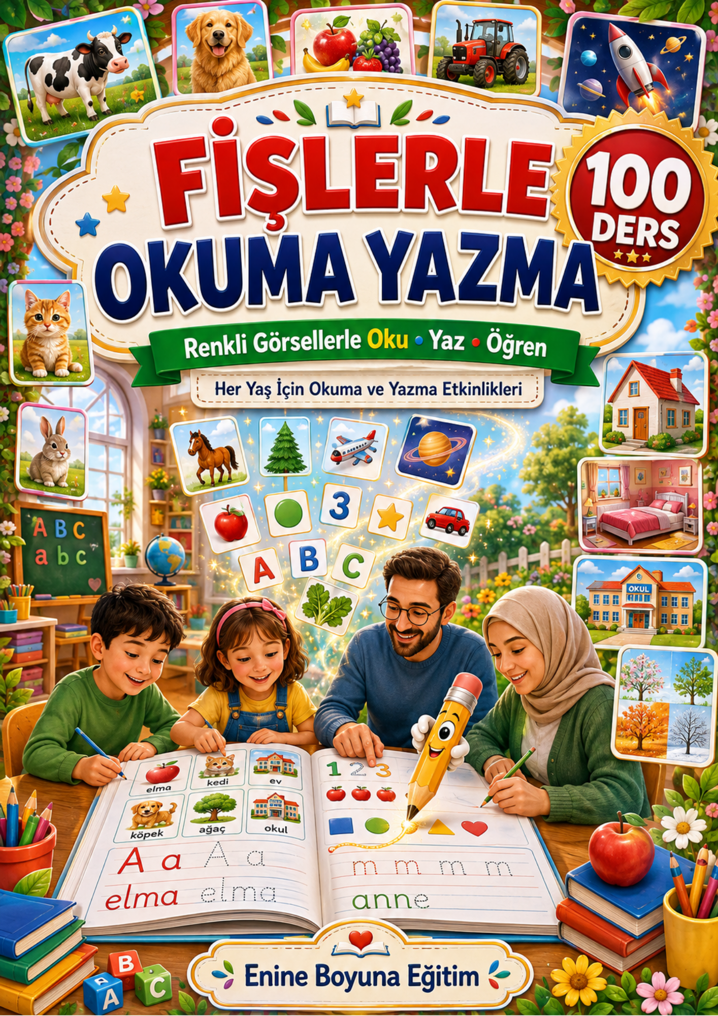 FİŞLERLE OKUMA YAZMA – 100 DERS