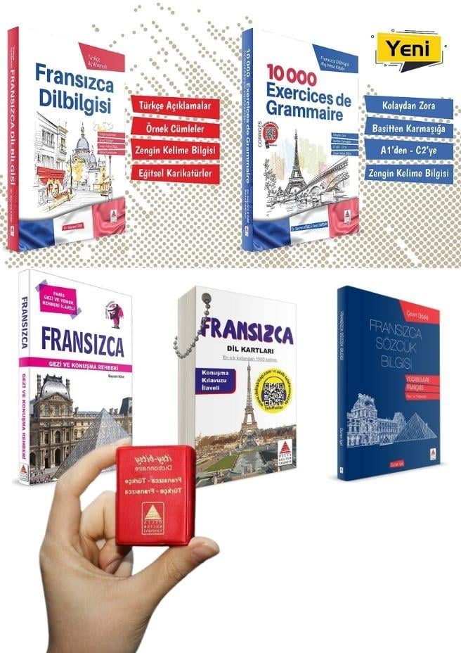 Fransızca Öğreten Ful Paket (6 Süper Kitap)
