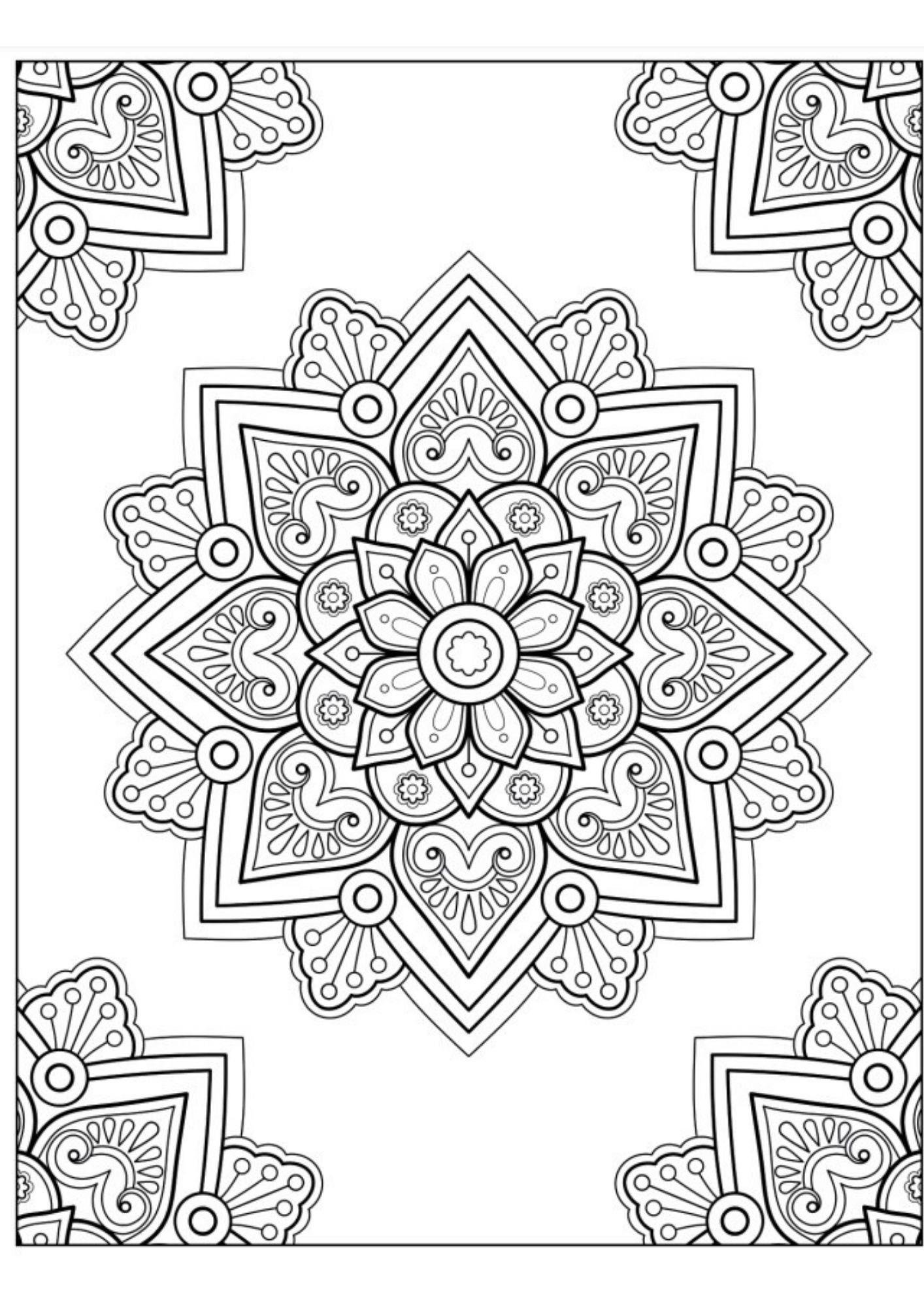 Güzel Mandala Boyama Kitap Seti (2 Kitap)