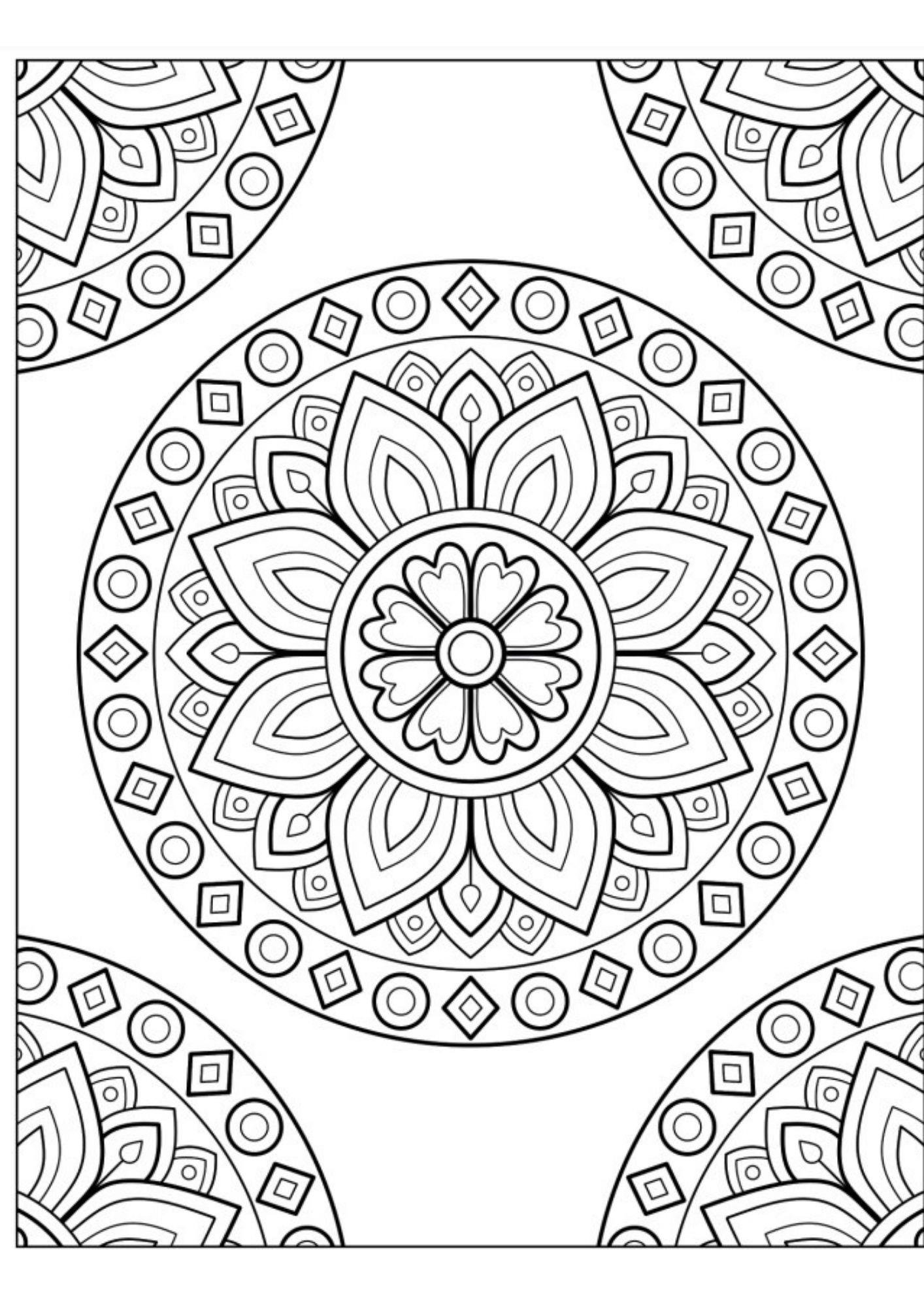 Güzel Mandala Boyama Kitap Seti (2 Kitap)