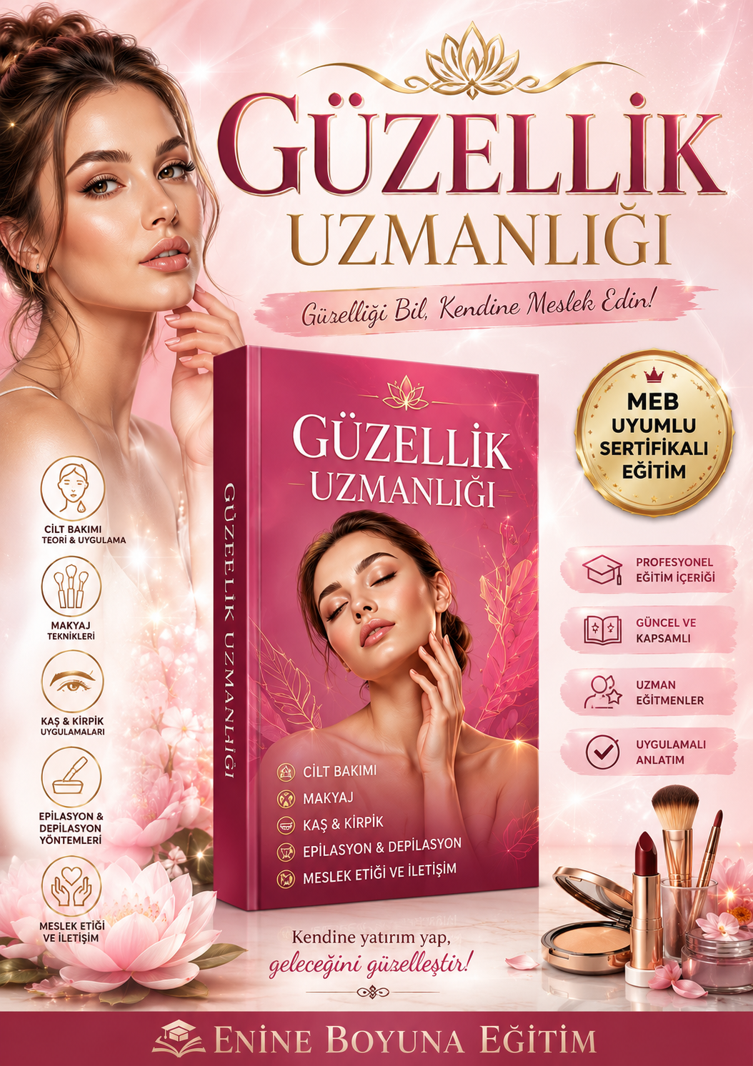 Güzellik Akademisi Eğitim Seti (3 Kitap)