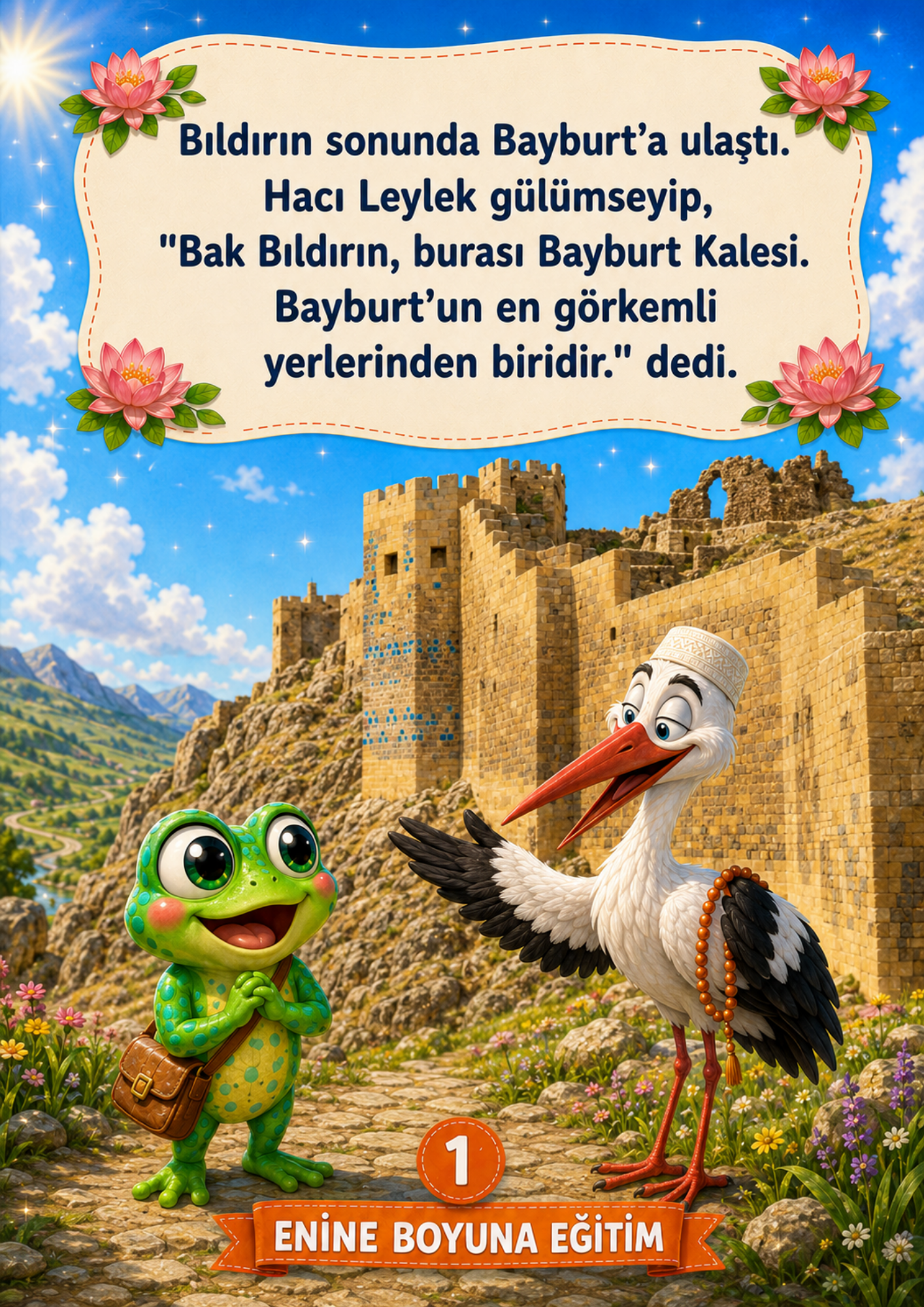 Hacı Leylek ve Bıldırın Kurbağası Okuma Kitap Seti (10 Kitap)