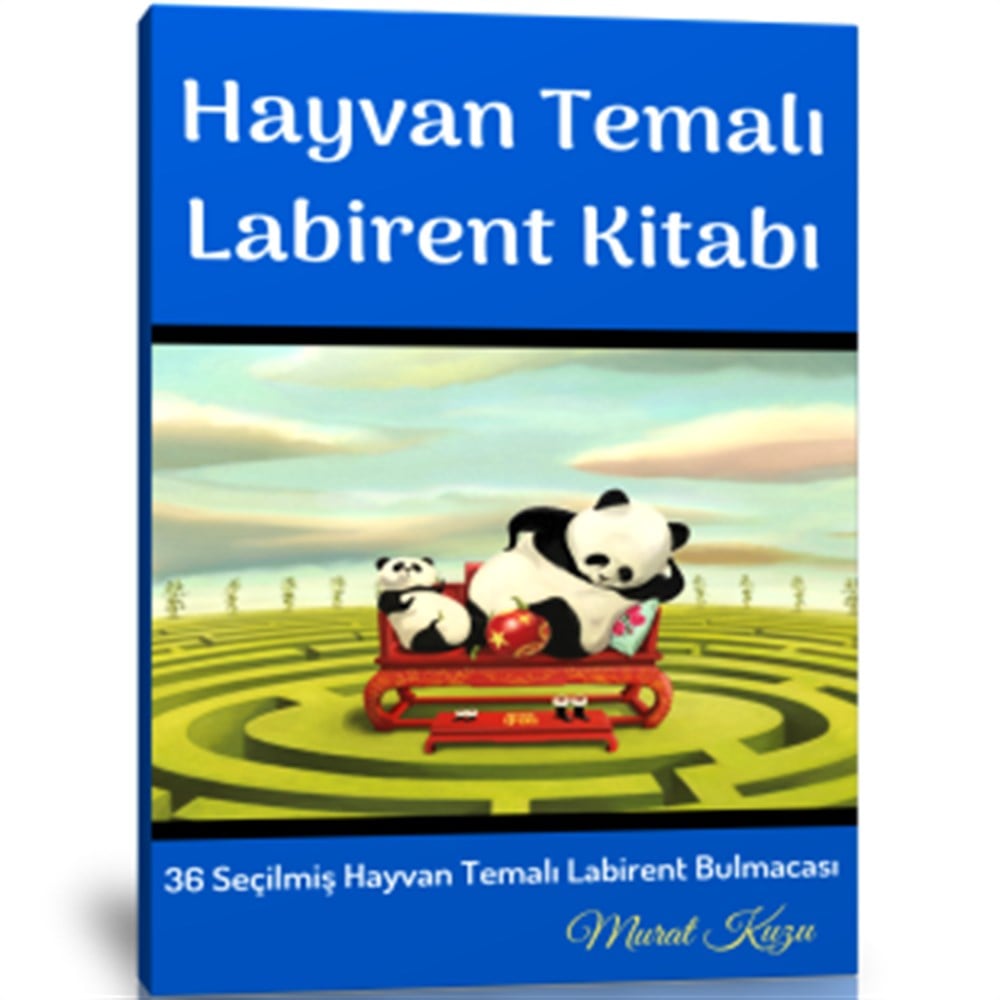 Hayvan Temalı Labirent Bulmaca Kitabı