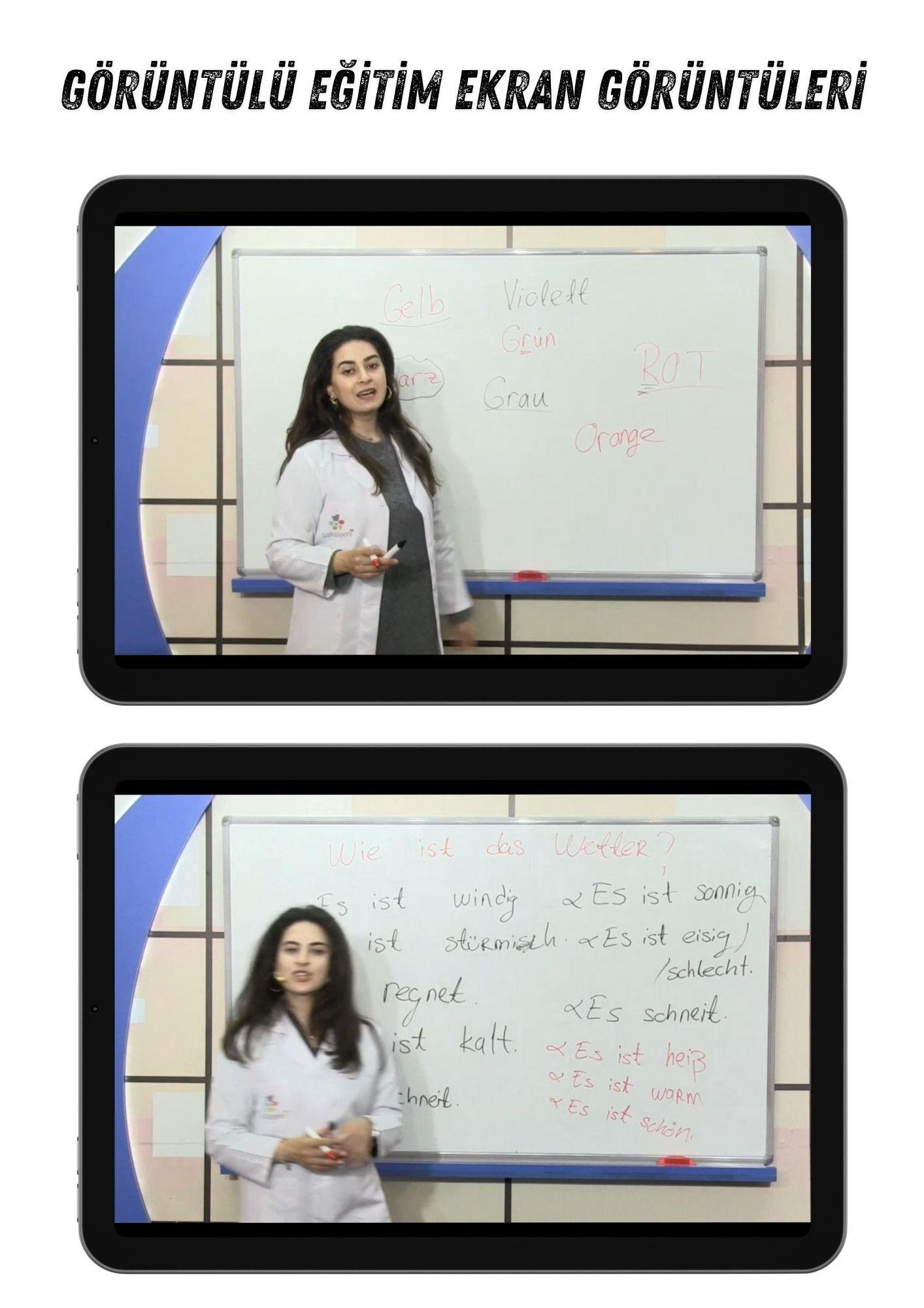 Herkese Almanca Öğreten Eğitim Seti (54 Saat Görüntülü Anlatım)