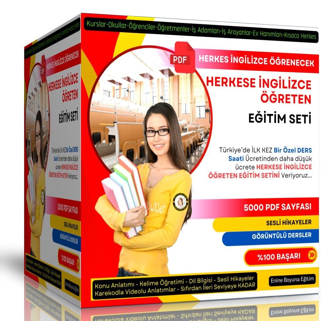 Herkese İngilizce Öğreten Eğitim Seti  (5000 SAYFA)