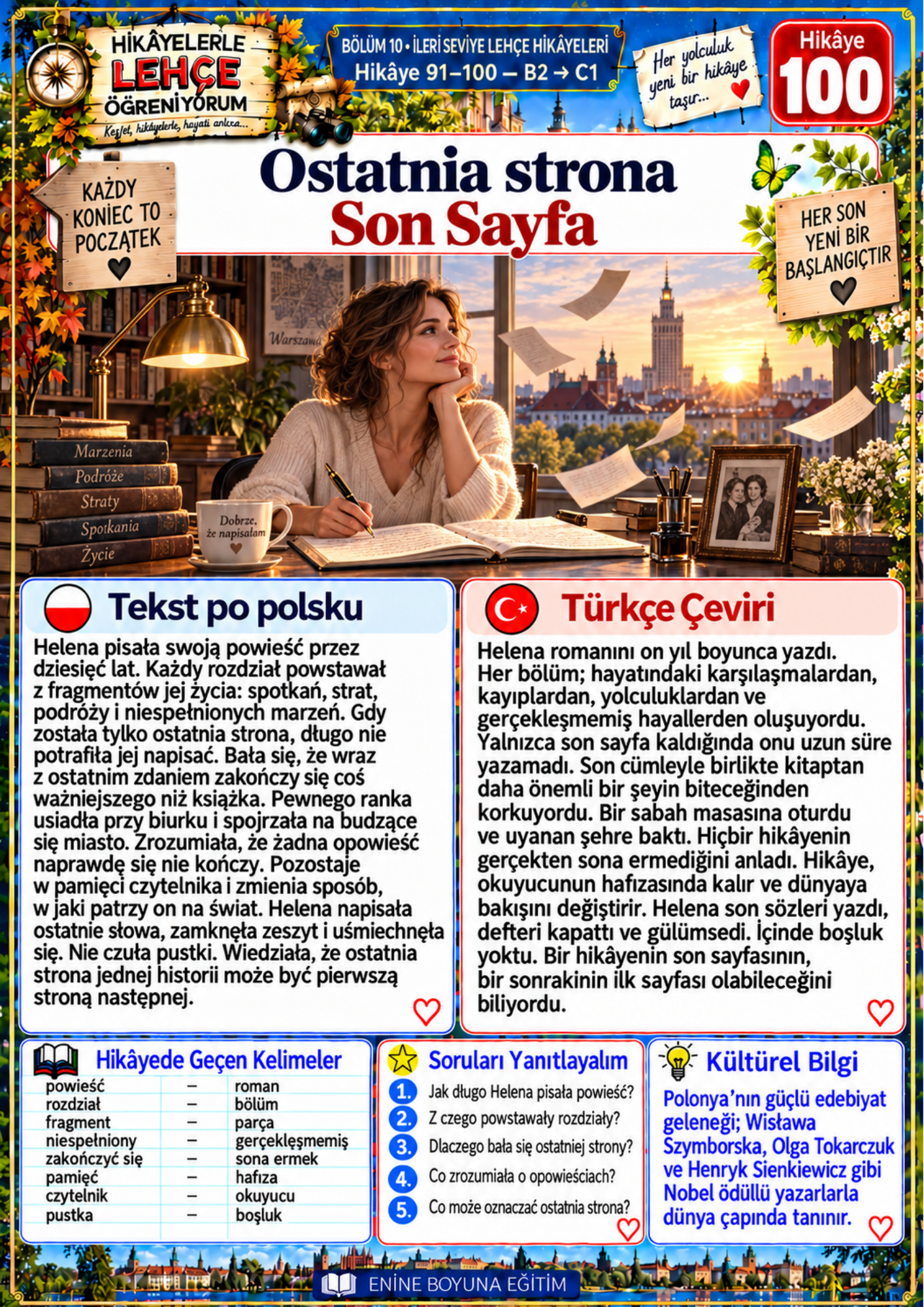 HİKÂYELERLE LEHÇE ÖĞRENİYORUM – 100 HİKÂYE