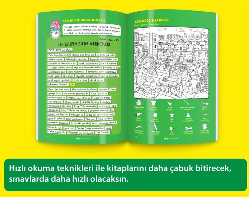 Hızlı Okuma Eğitim Seti (7-14 Yaş)