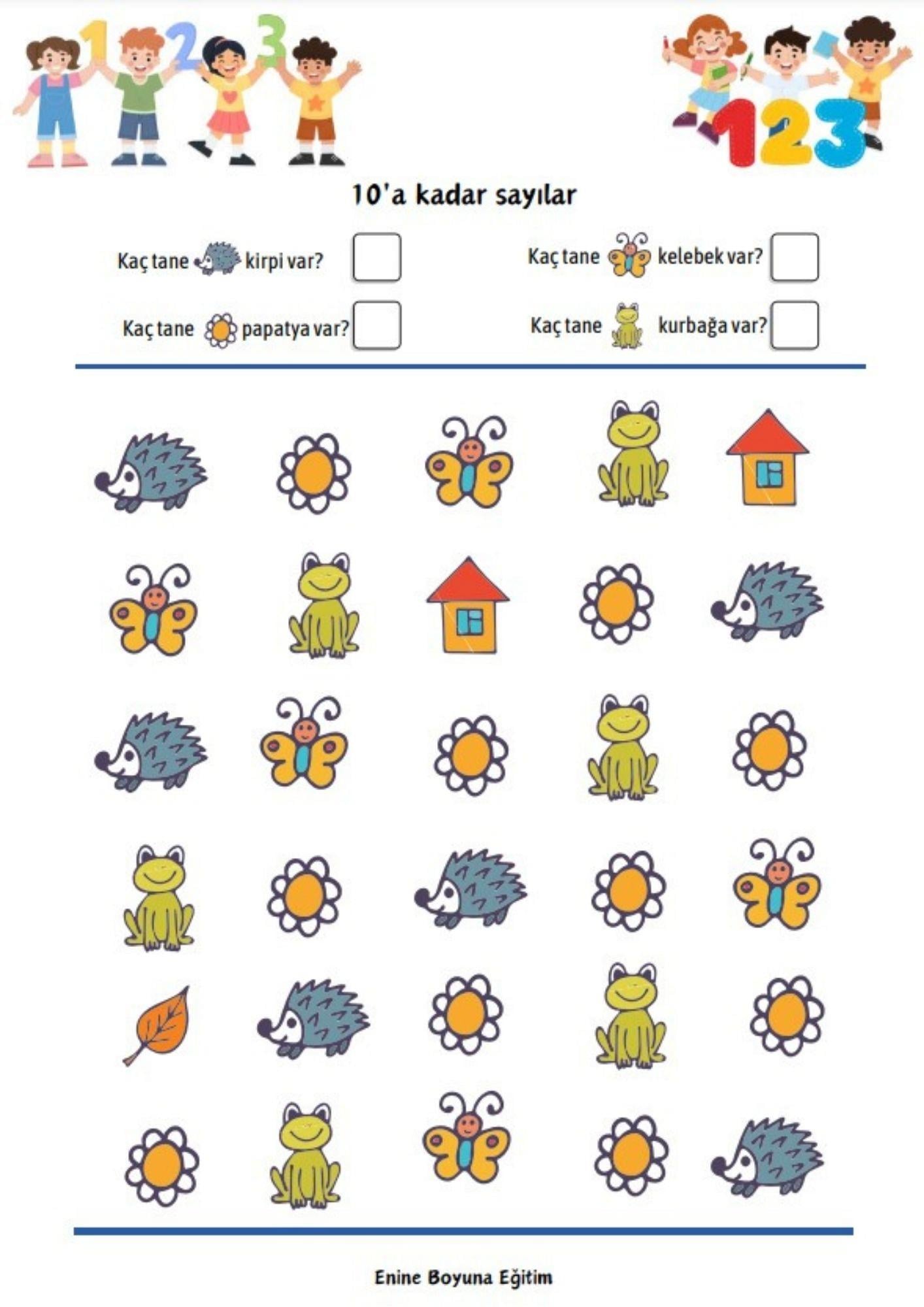 İlkokullar İçin Matematik Kitabı (1. Sınıftan 4. Sınıfa Kadar)