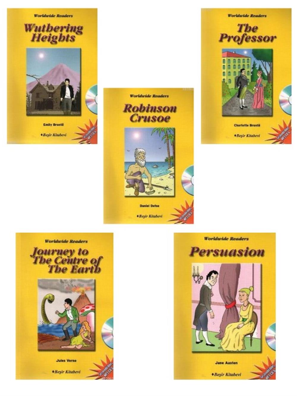 İngilizce Hikaye Seti Level-6 (Karekodlu 5 Kitap) 