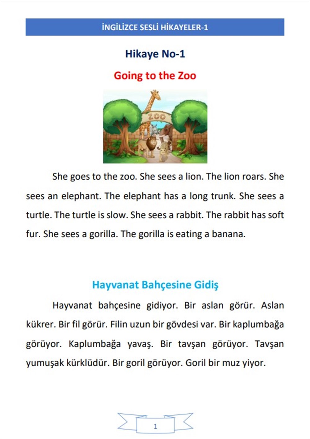 İngilizce Sesli Hikâye Kitapları (407 Sesli Hikaye)