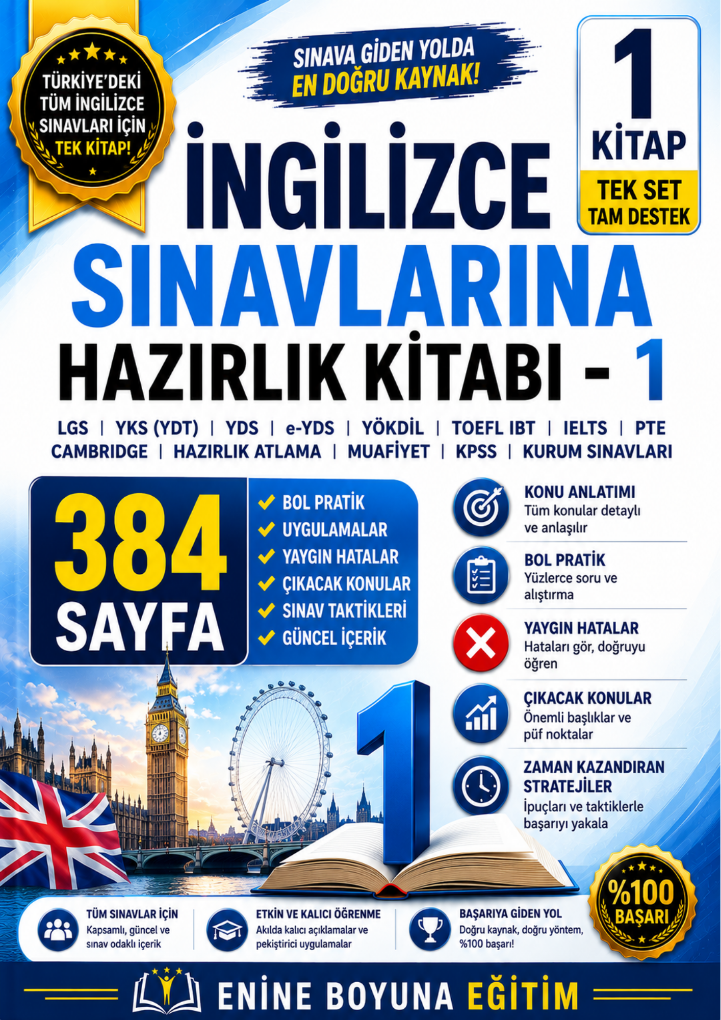 İngilizce Sınavlarına Hazırlık Seti (Tüm Sınavlar İçindir)