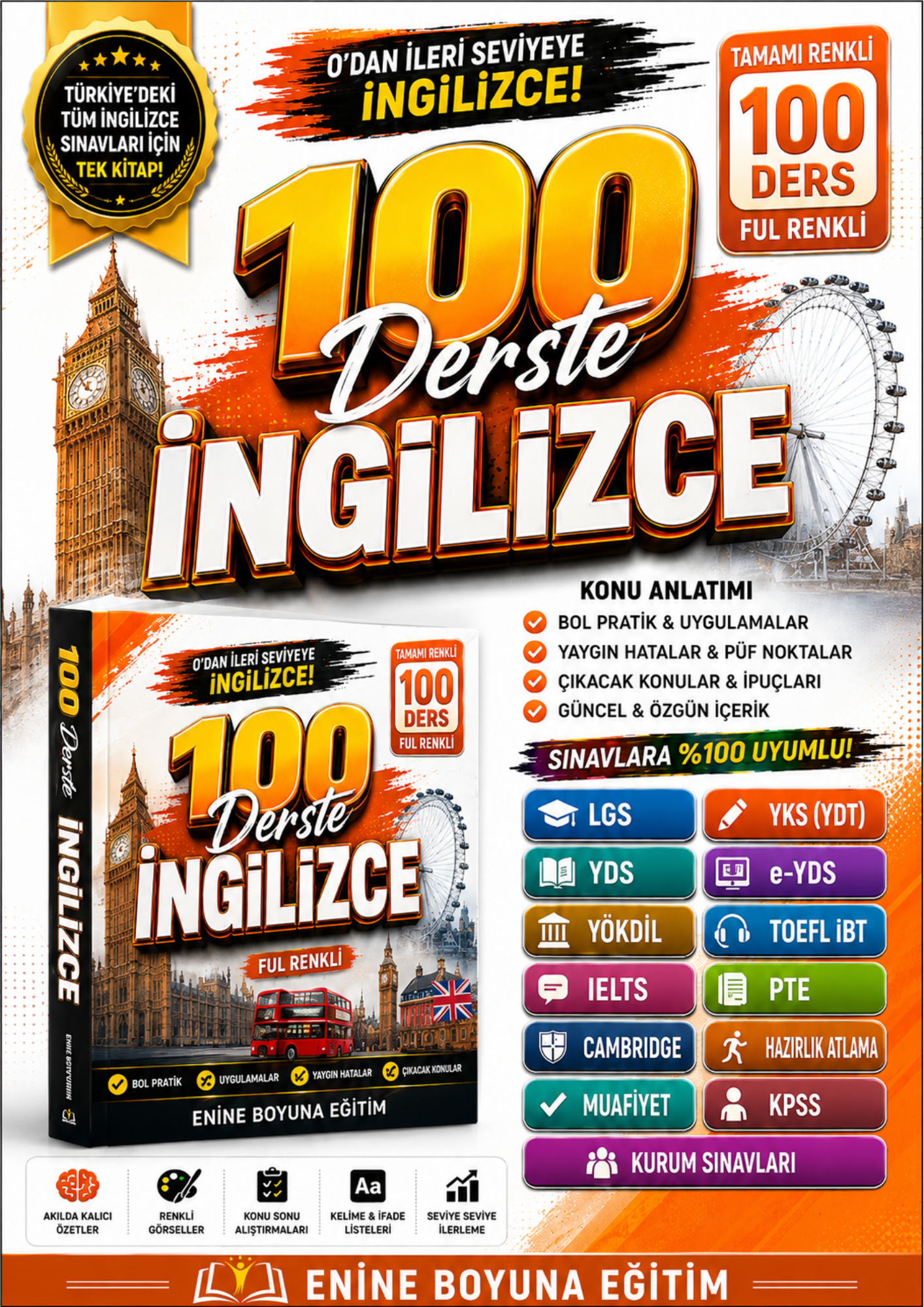 İngilizce Sınavlarına Hazırlık Seti (Tüm Sınavlar İçindir)