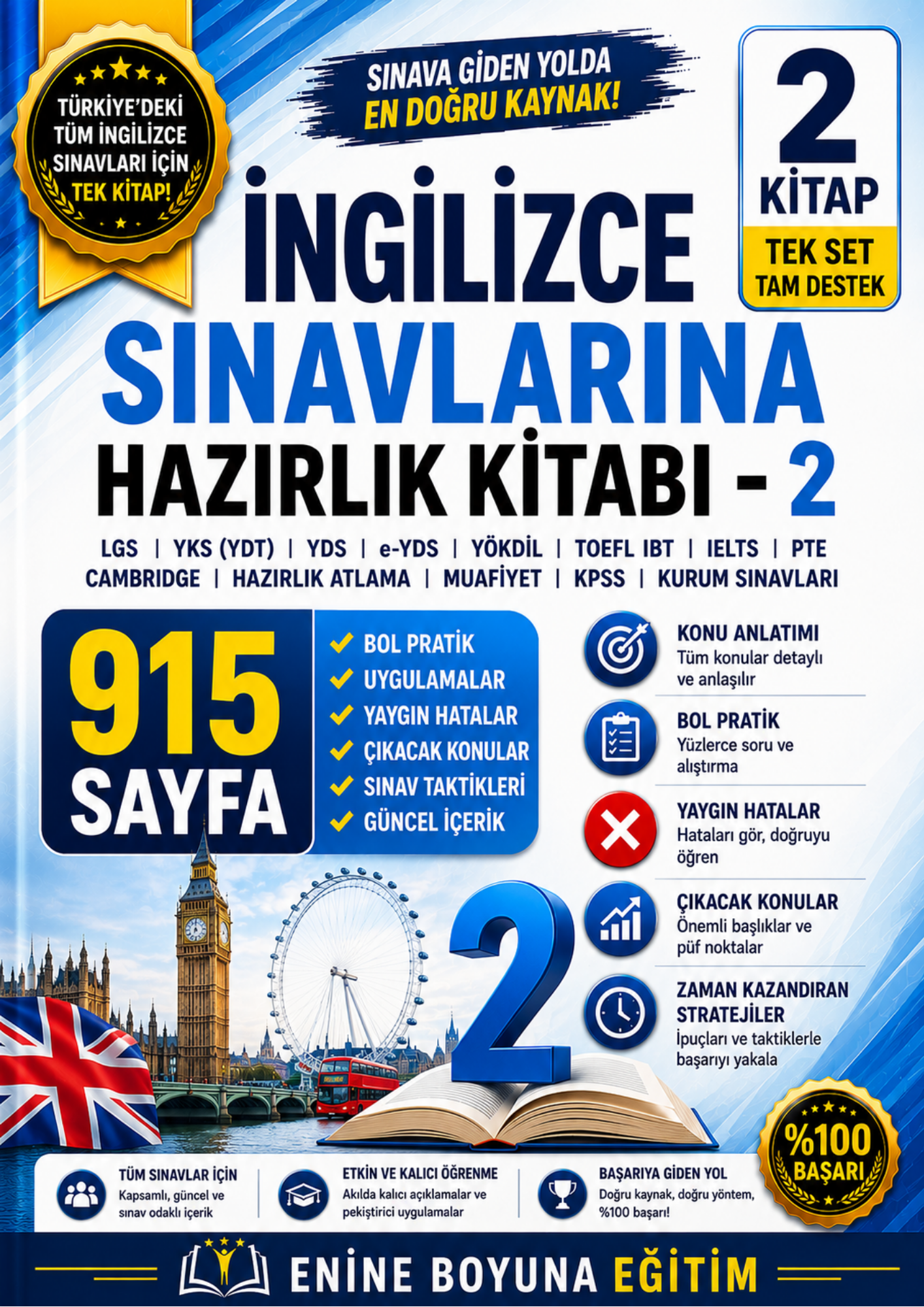 İngilizce Sınavlarına Hazırlık Seti (Tüm Sınavlar İçindir)
