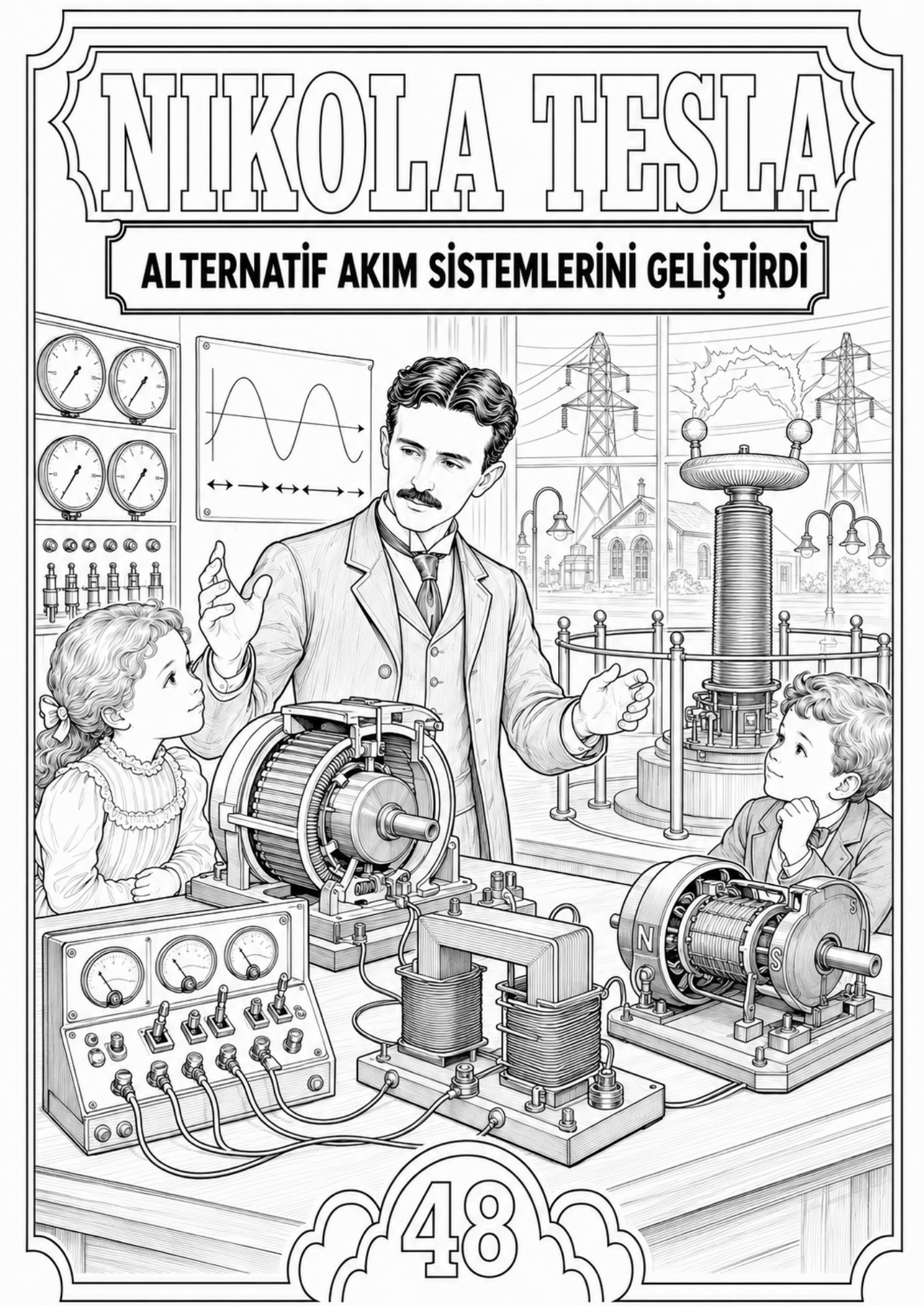 İnsanlığa İz Bırakan 100 İnsan Boyama Kitabı 