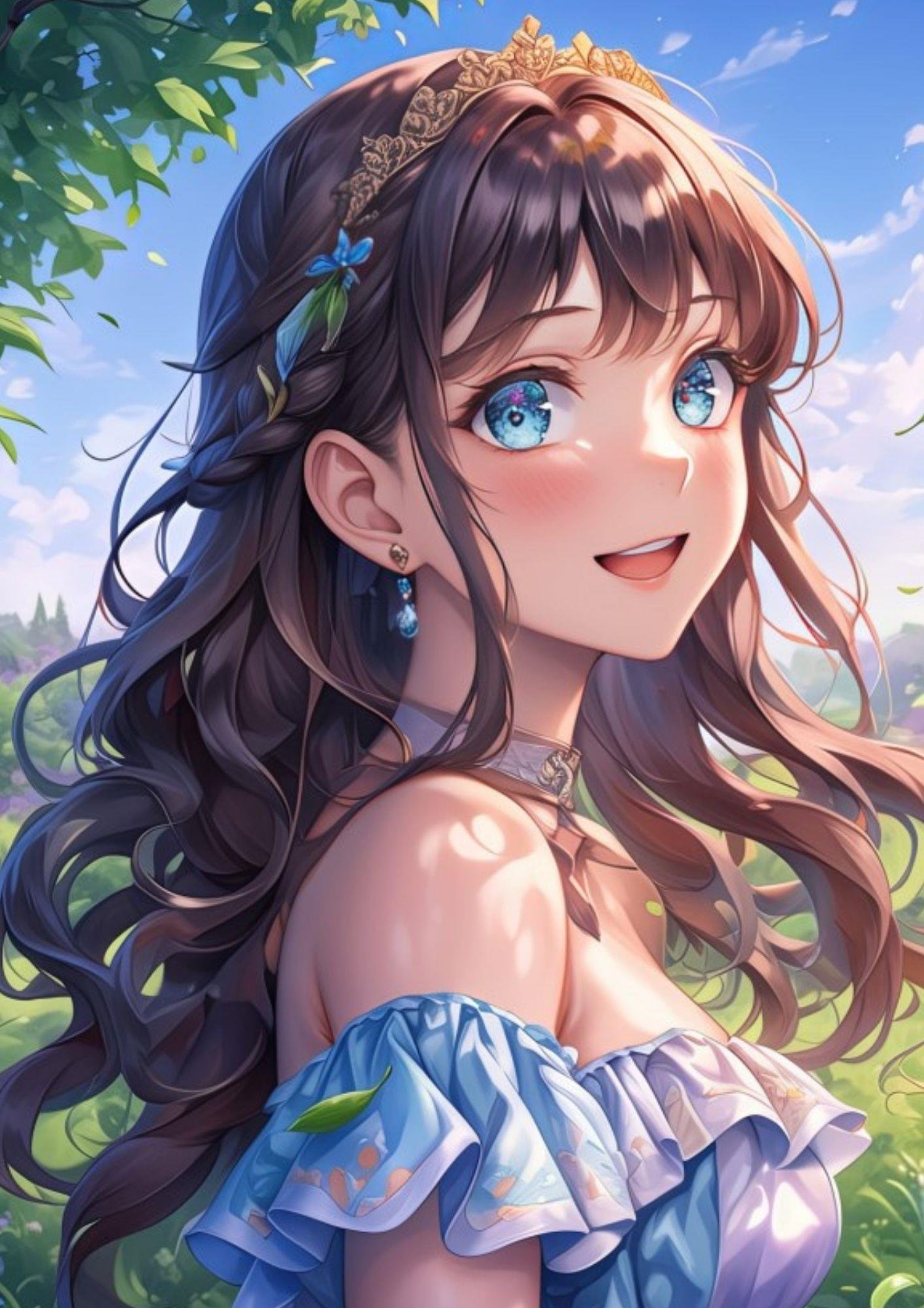 Kawaii Anime Prenses Boyama Kitabı 