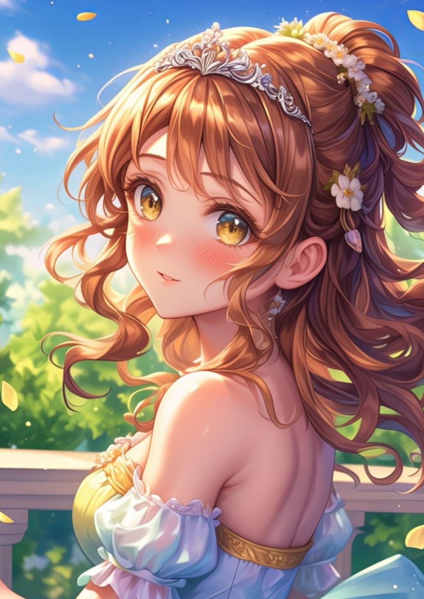 Kawaii Anime Prenses Boyama Kitabı 