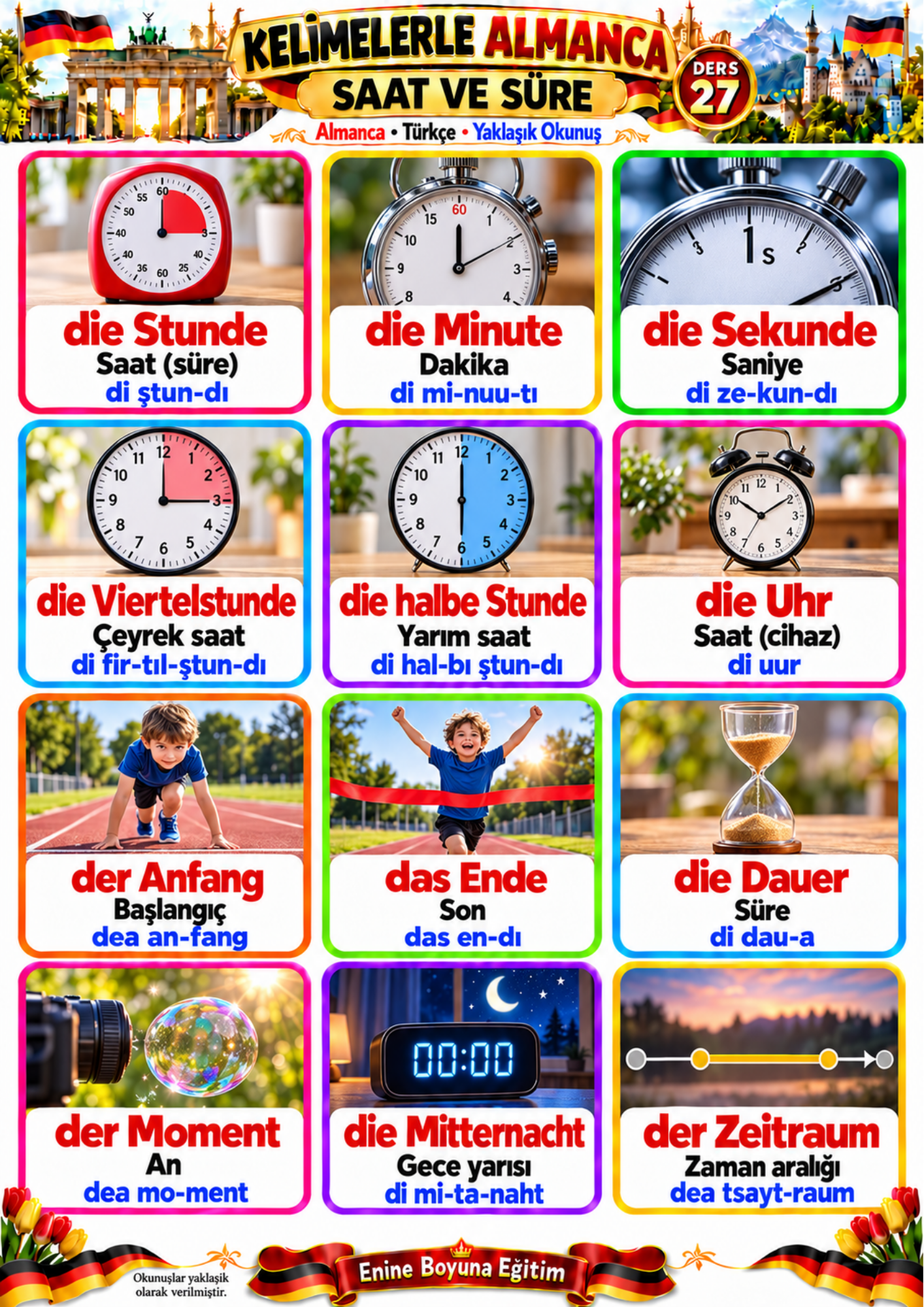 Kelimelerle Almanca Öğreten Kitap