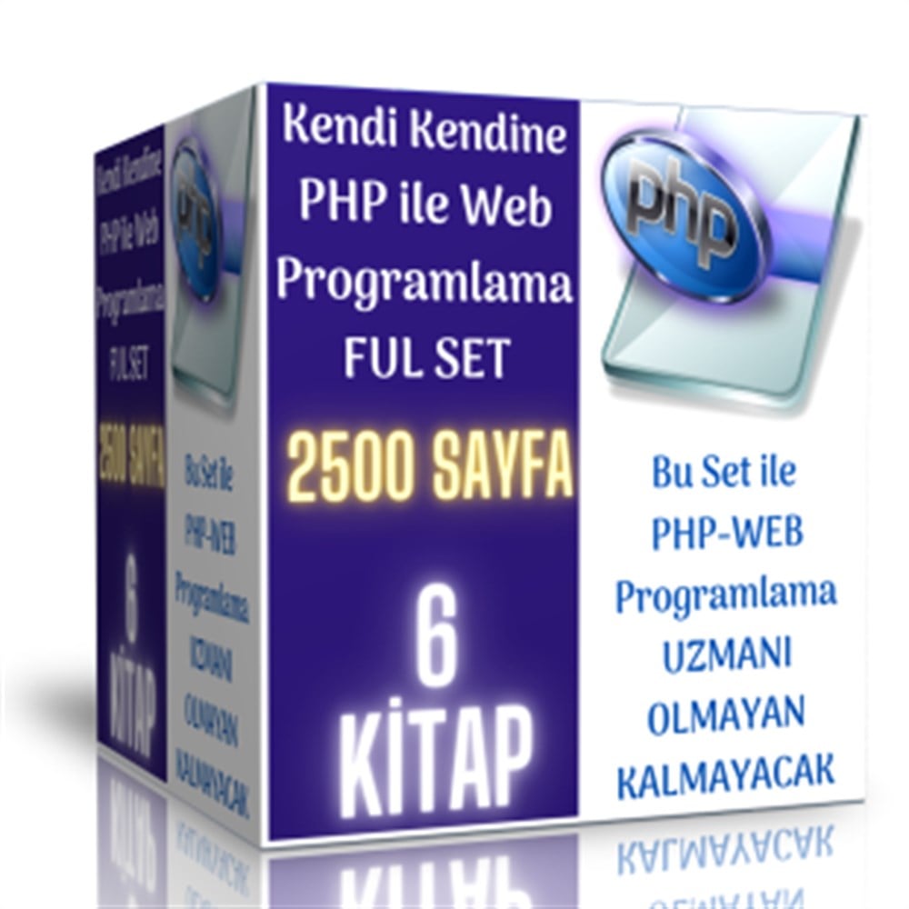 Kendi Kendine Php İle Süper Web Programlama Ful Seti (6 Süper Kitap)