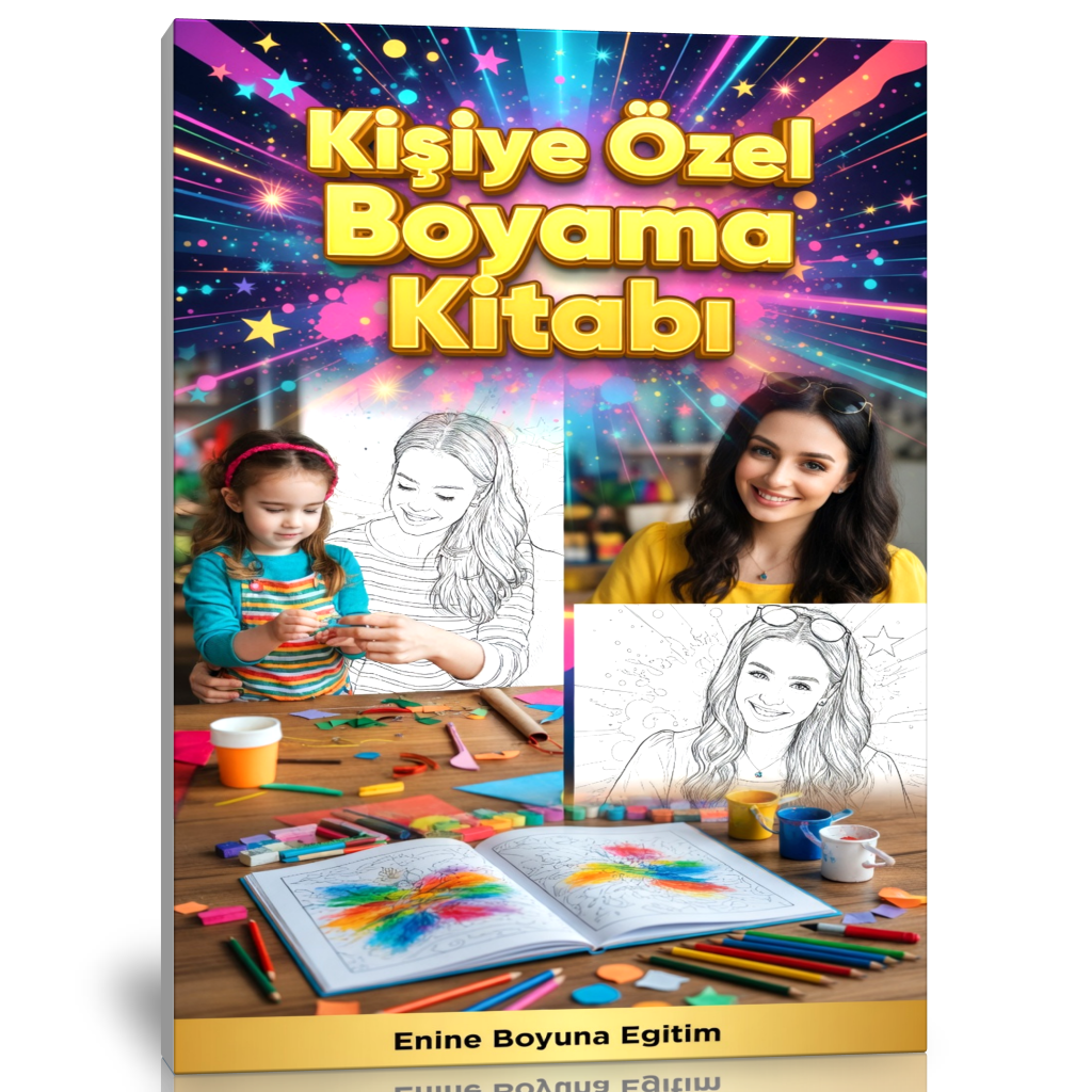 KİŞİYE ÖZEL BOYAMA KİTABI