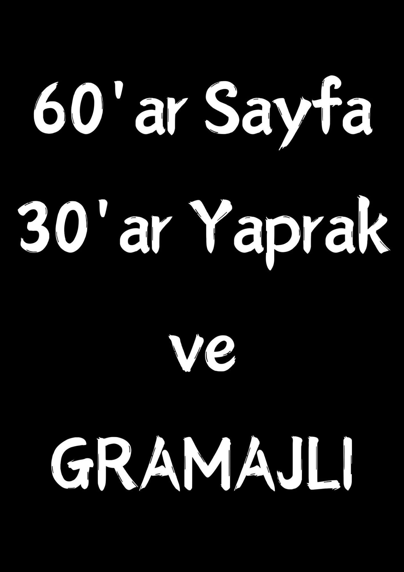 Kişiye Özel Siyah Sayfalı Defter A4-A5 (60 Sayfa) Beyaz Kalem Hediyeli