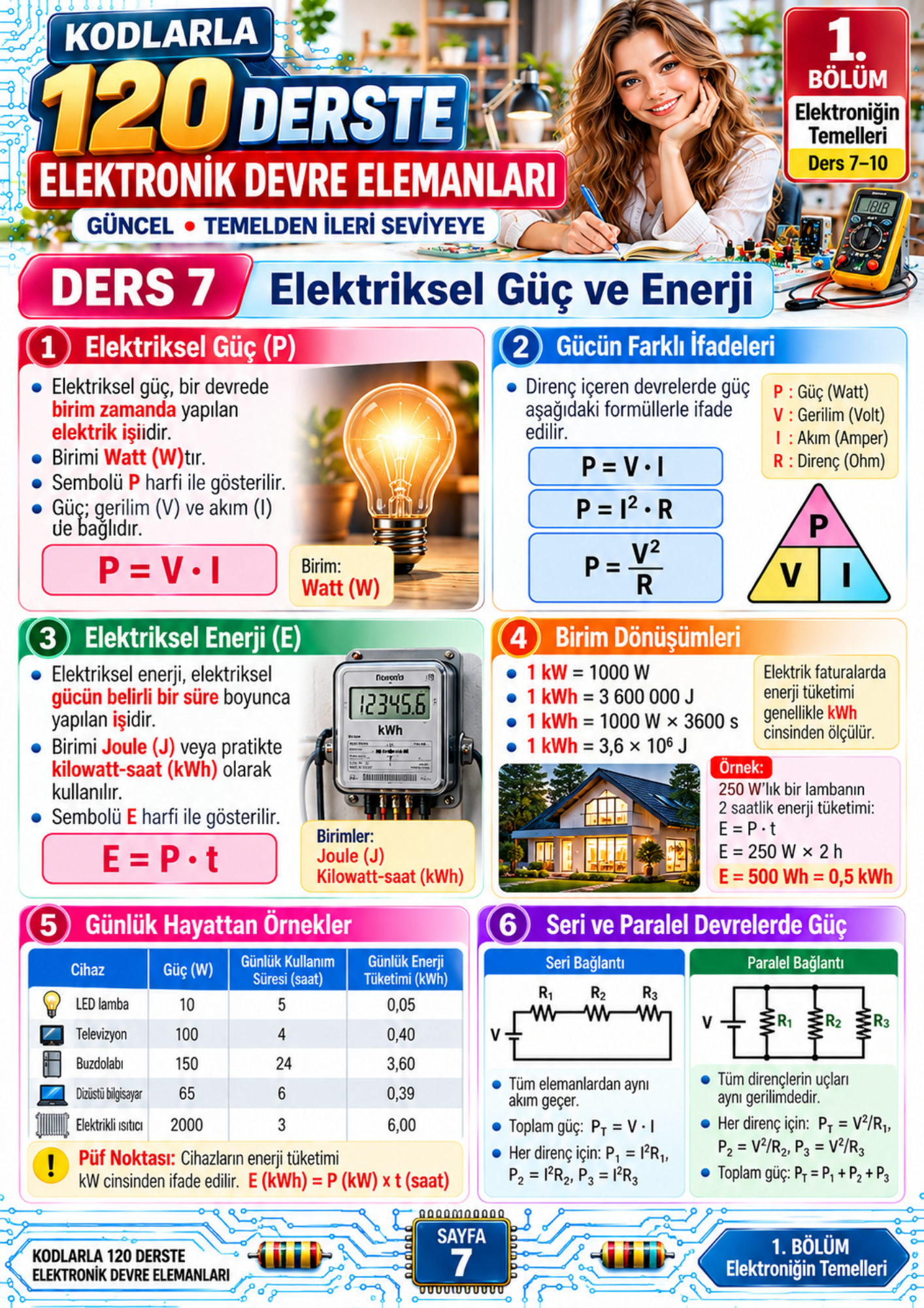 KODLARLA 120 DERSTE ELEKTRONİK DEVRE ELEMANLARI