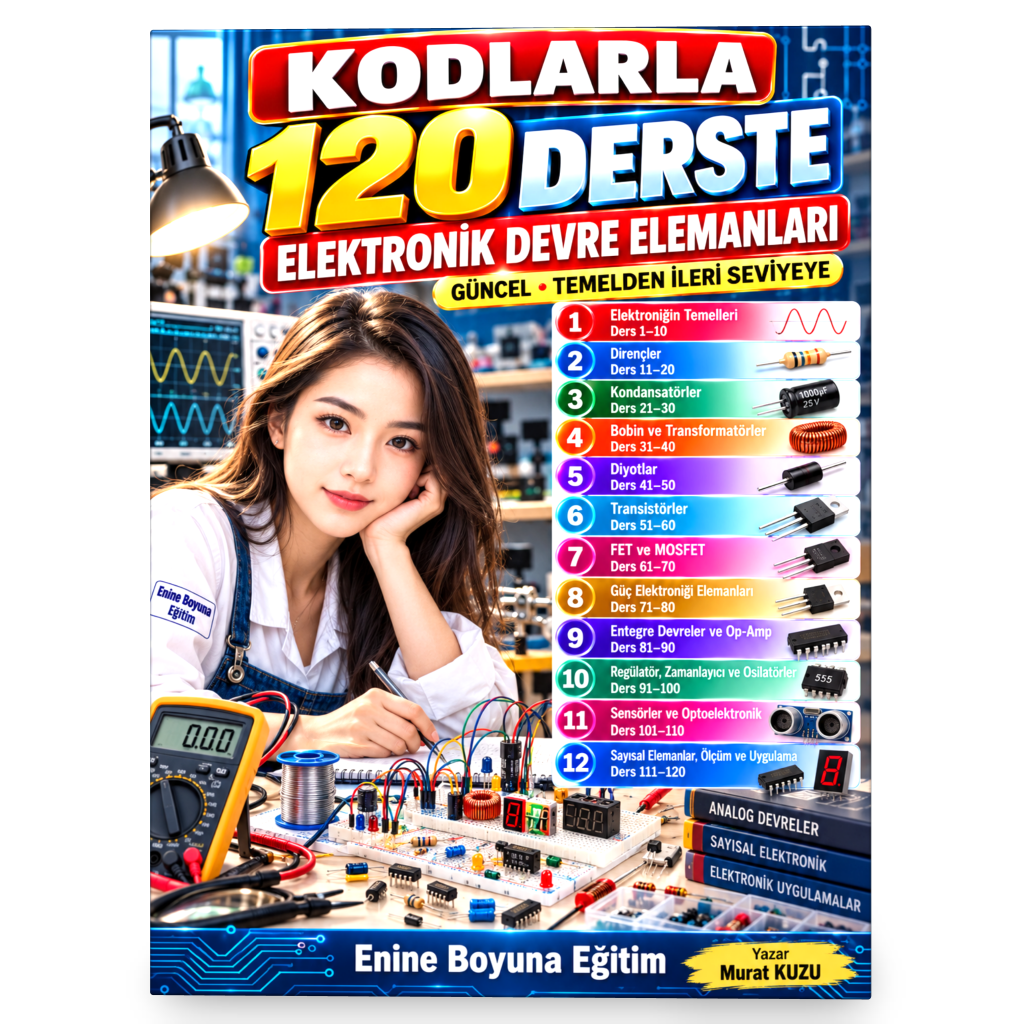 KODLARLA 120 DERSTE ELEKTRONİK DEVRE ELEMANLARI