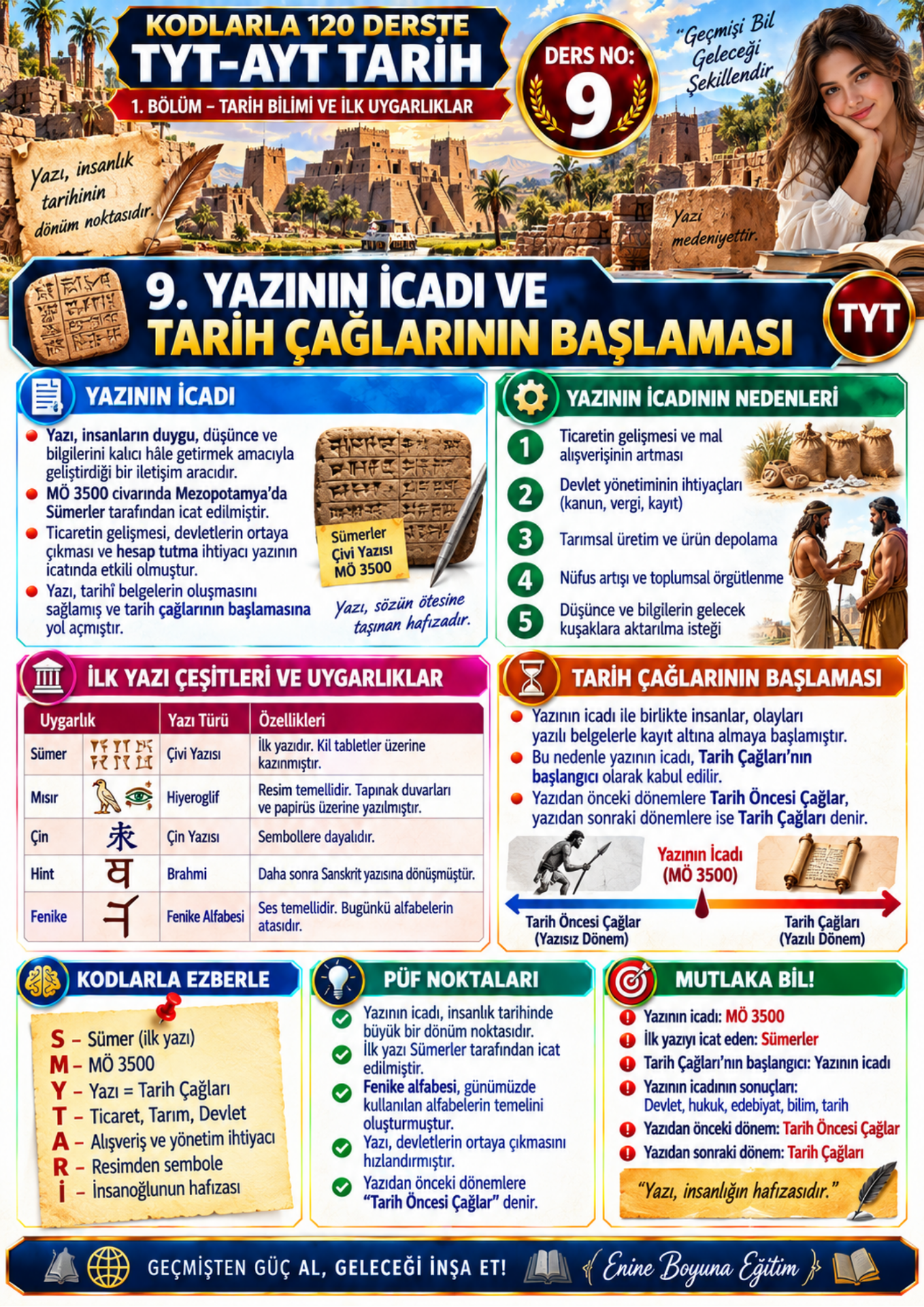 Kodlarla 120 Derste TYT–AYT Tarih 