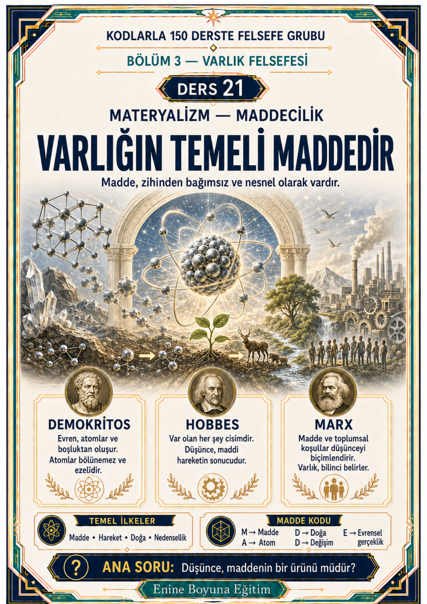 Kodlarla 150 Derste Felsefe Grubu 