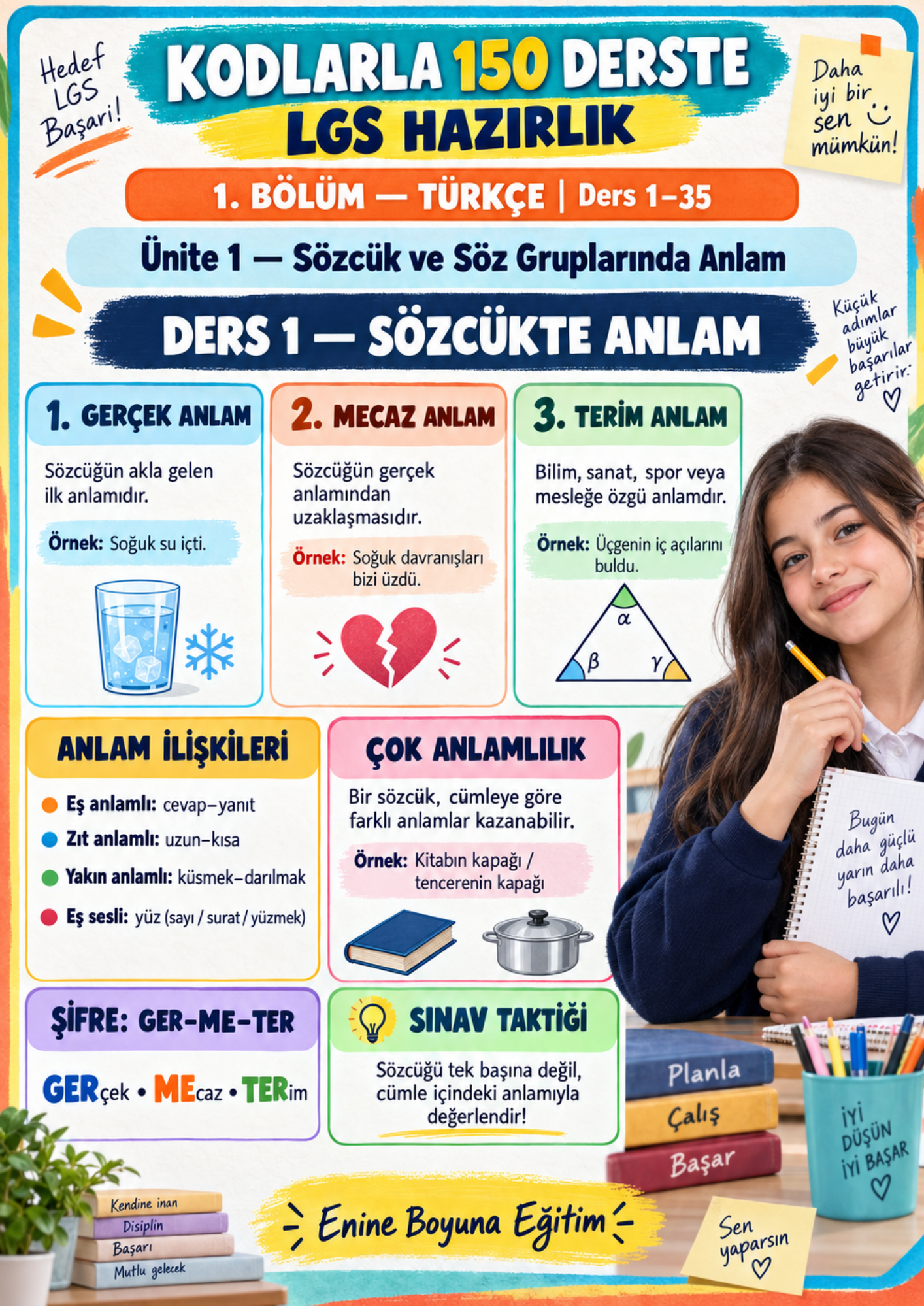 KODLARLA 150 DERSTE LGS HAZIRLIK