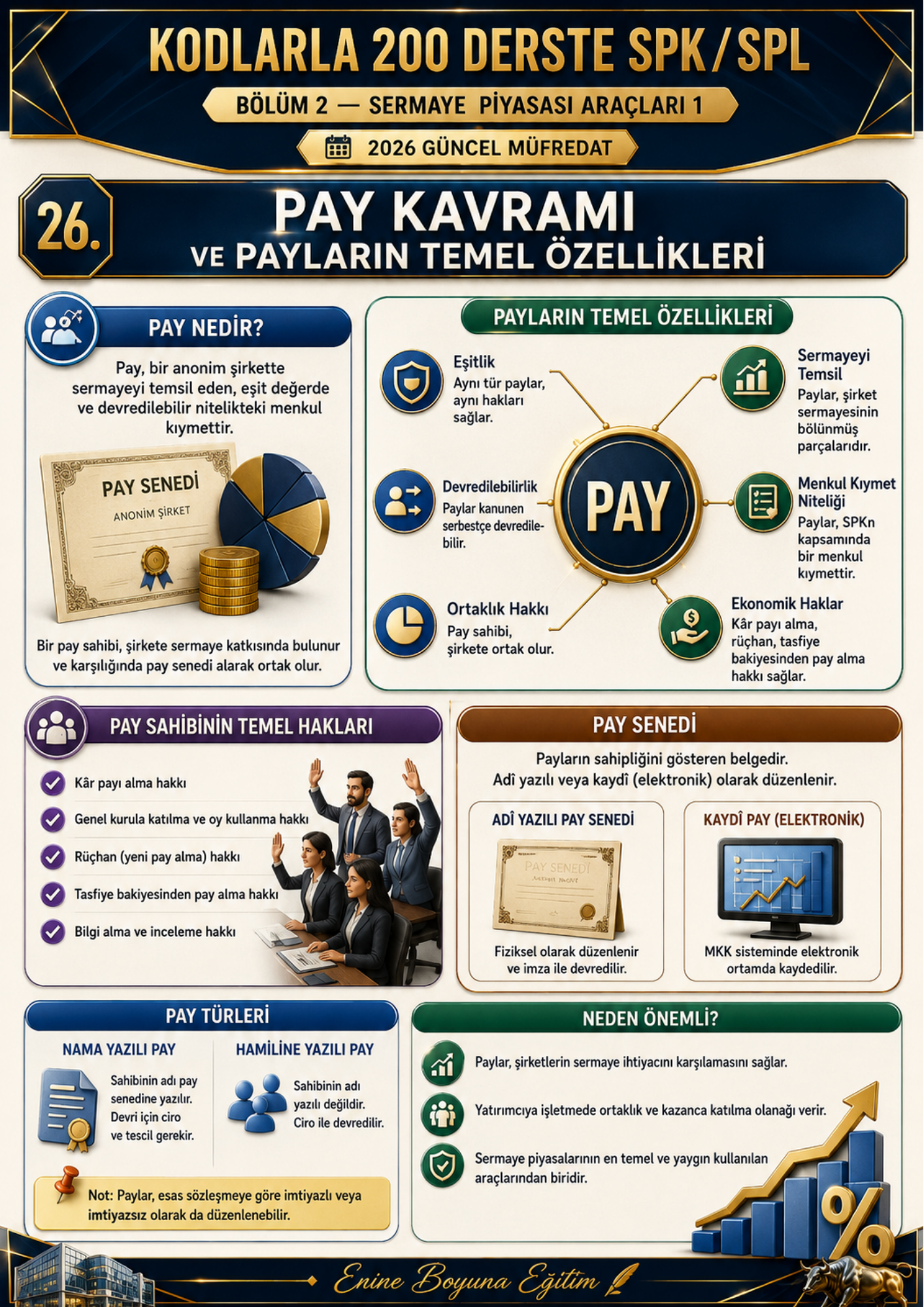 KODLARLA 200 DERSTE SPK / SPL – SERMAYE PİYASASI LİSANSLAMA SINAVLARINA HAZIRLIK
