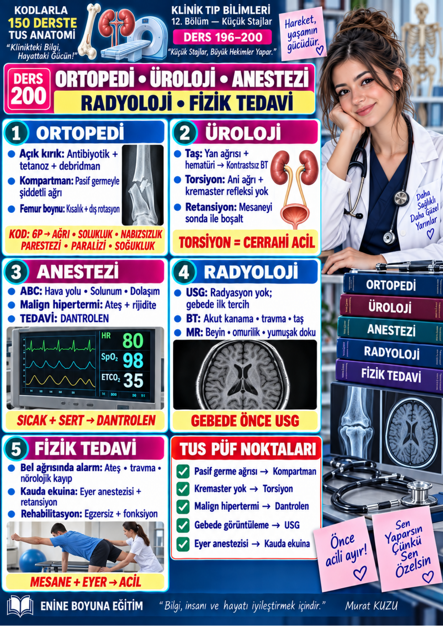 KODLARLA 200 DERSTE TUS Hazırlık Kitabı (Tamamı Renkli)