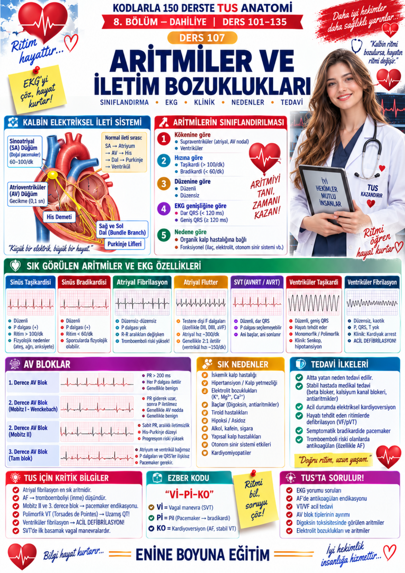 KODLARLA 200 DERSTE TUS Hazırlık Kitabı (Tamamı Renkli)