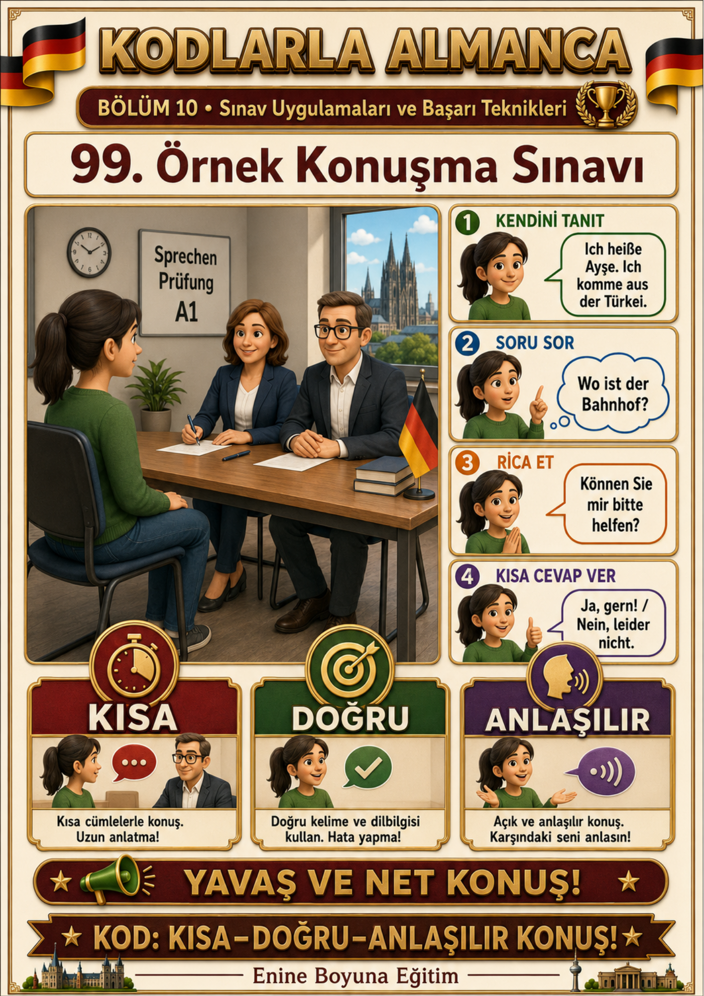 KODLARLA Almanya Aile Birleşim Sınavı 