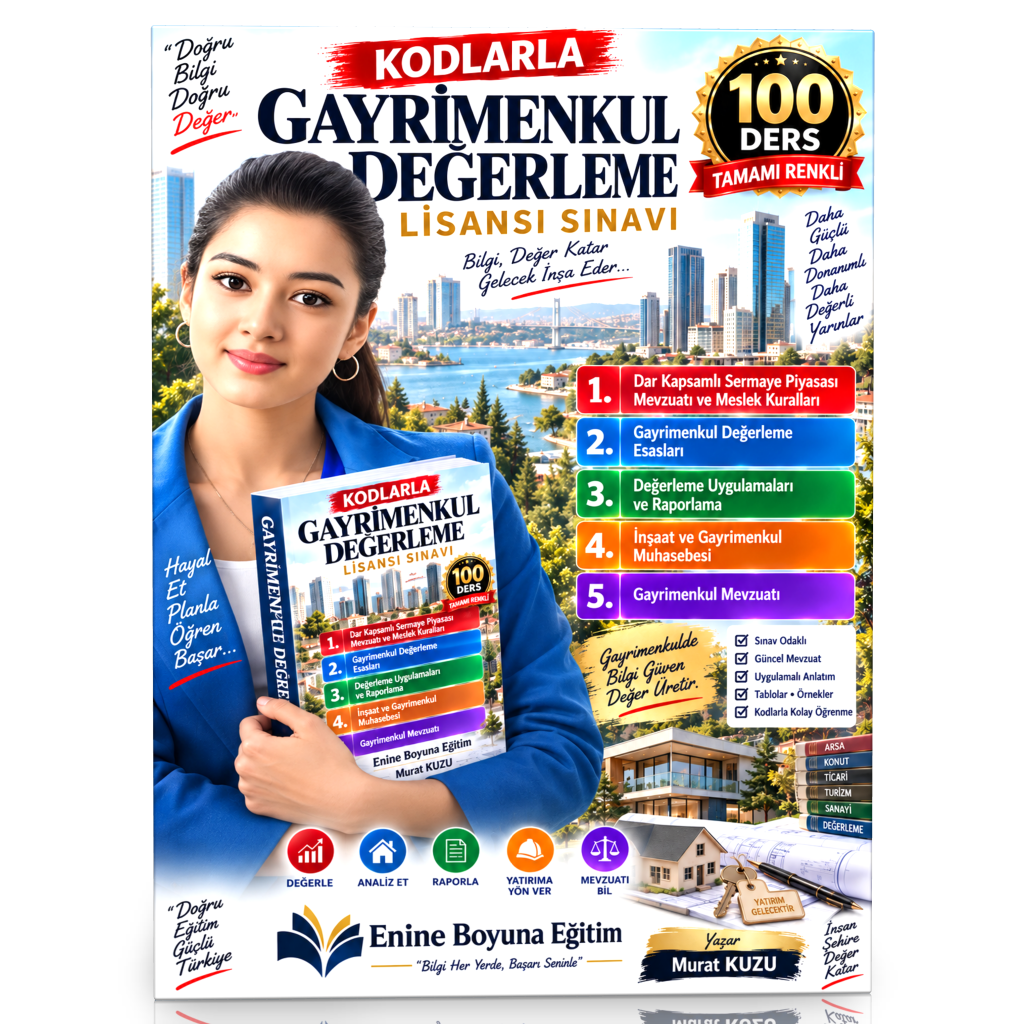 KODLARLA GAYRİMENKUL DEĞERLEME LİSANSI SINAVI – 2 KİTAPLIK HAZIRLIK SETİ