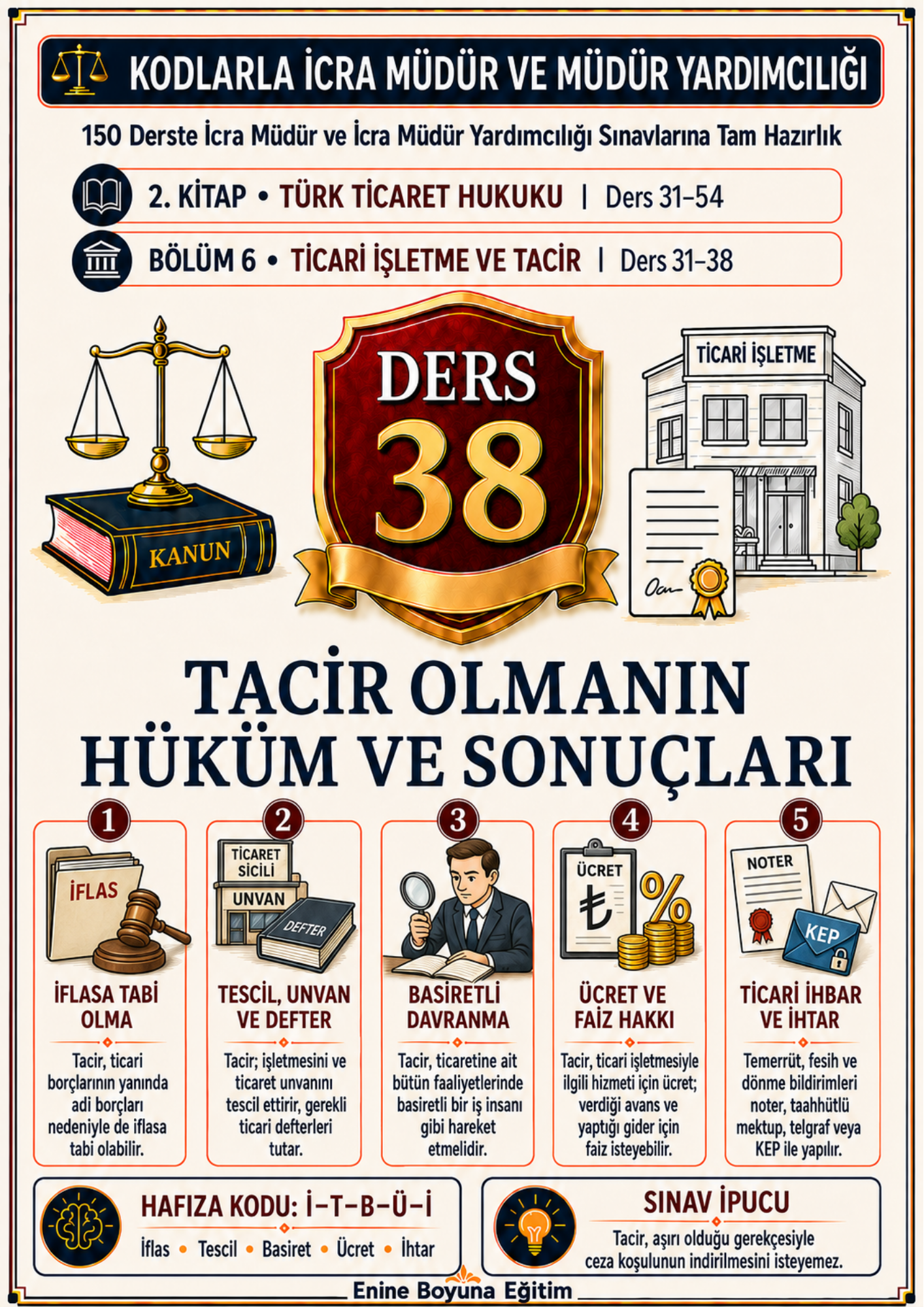 KODLARLA İCRA MÜDÜR VE MÜDÜR YARDIMCILIĞI – 150 DERS TAMAMI RENKLİ SINAVA HAZIRLIK SETİ