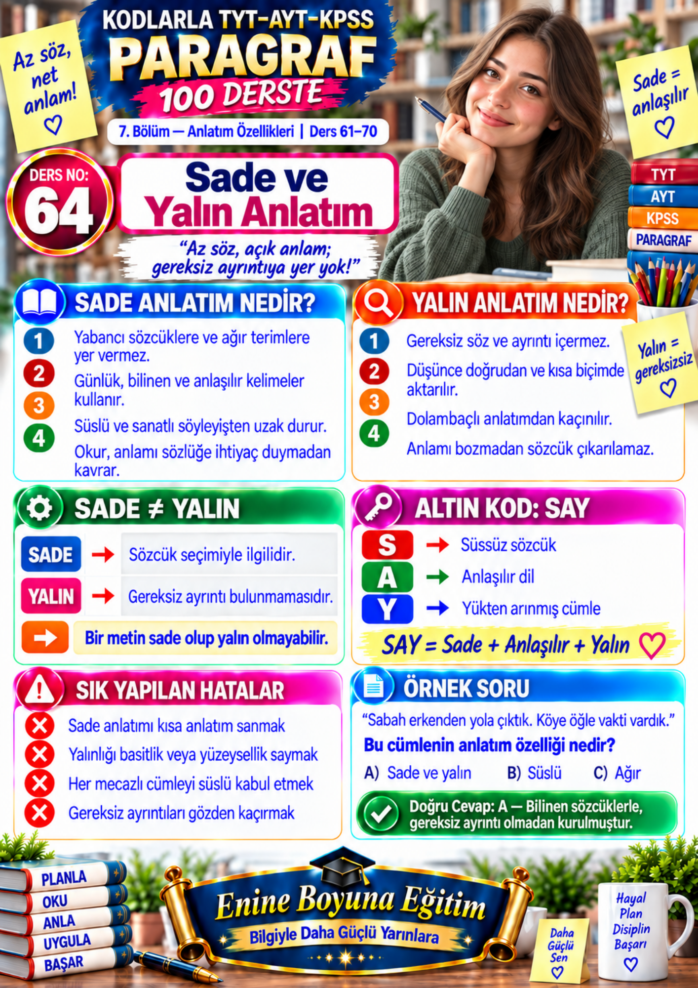 Kodlarla Paragraf 100 Ders | TYT • AYT • KPSS • ALES • DGS
