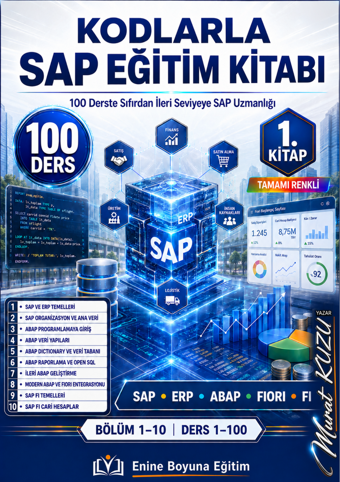 KODLARLA SAP EĞİTİM SETİ – 2 KİTAP, 200 DERS, TAMAMI RENKLİ
