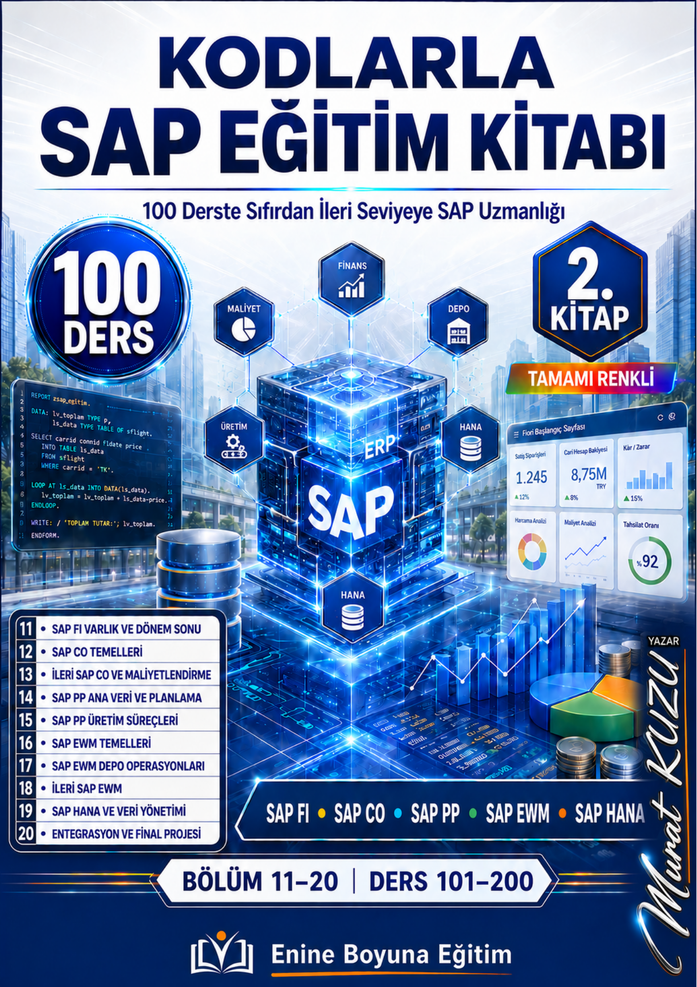 KODLARLA SAP EĞİTİM SETİ – 2 KİTAP, 200 DERS, TAMAMI RENKLİ