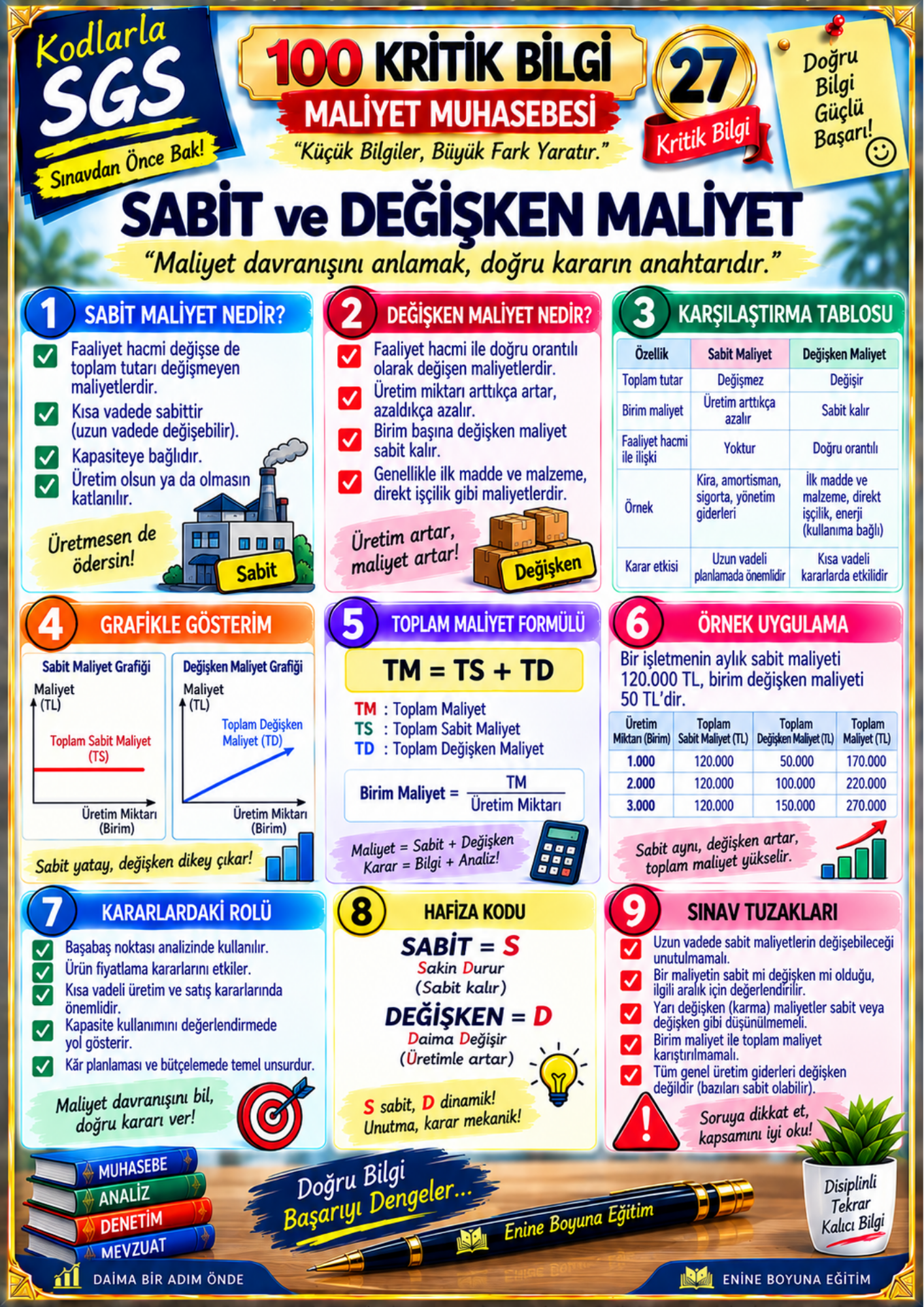 KODLARLA SGS – 100 KRİTİK BİLGİ