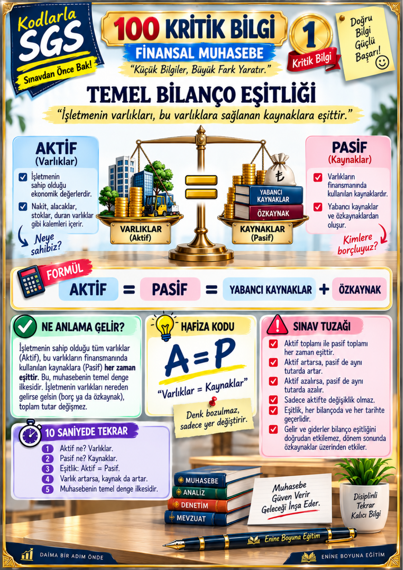 KODLARLA SGS – 100 KRİTİK BİLGİ