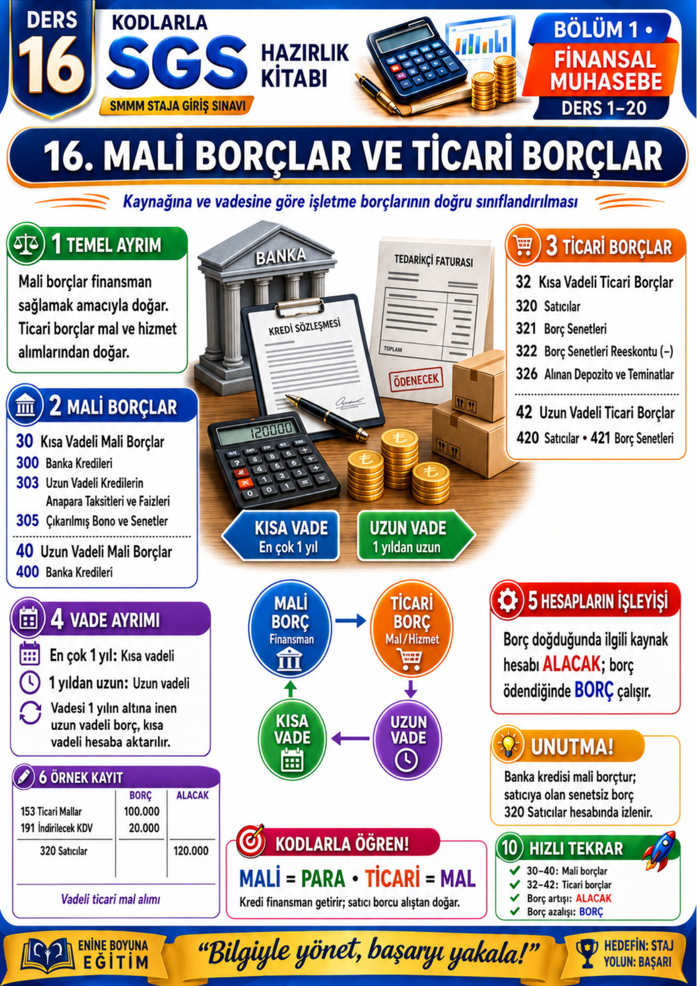KODLARLA SGS HAZIRLIK KİTABI – 200 Derste SMMM Staja Giriş Sınavı